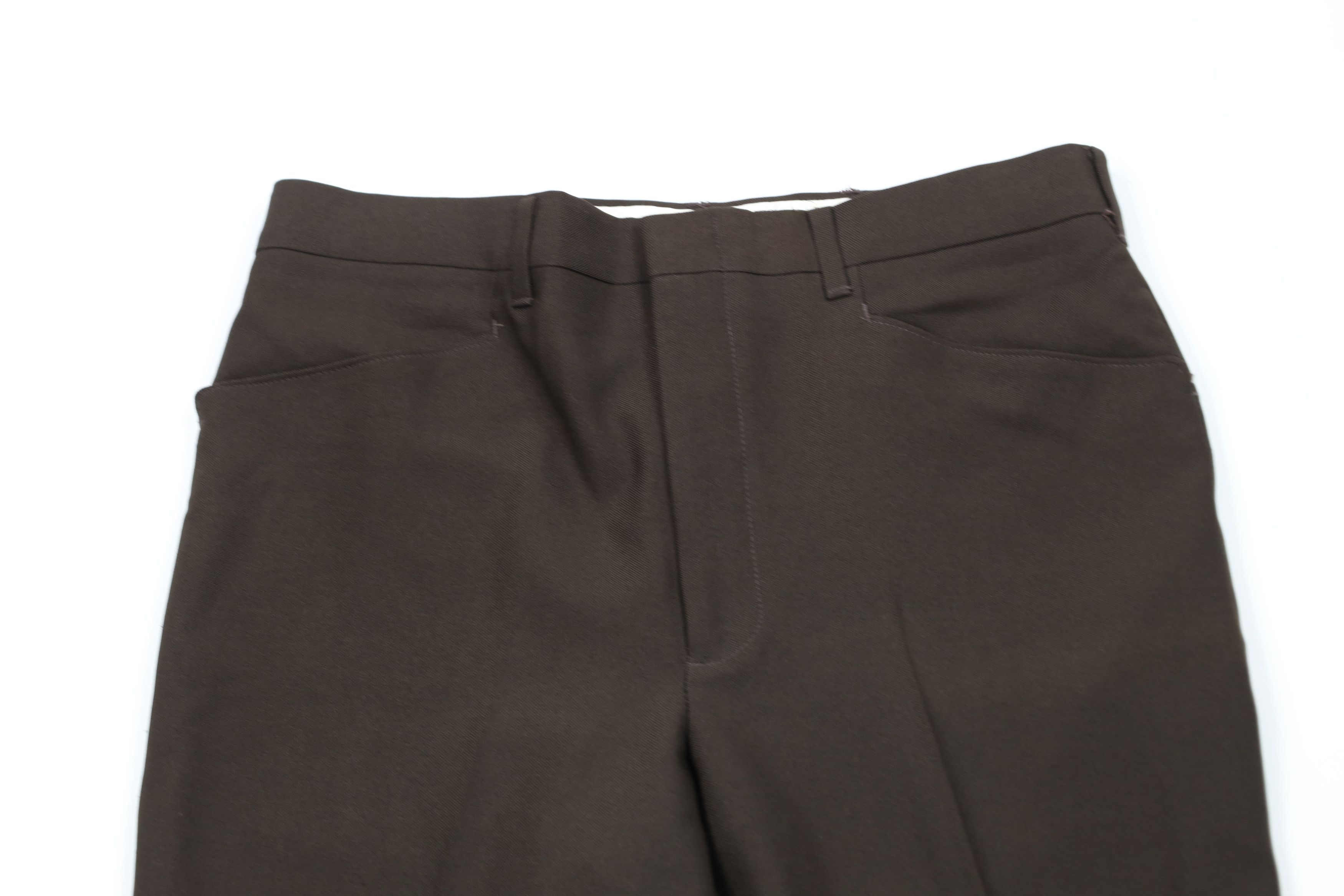 Vintage Vintage 70s Streetwear Flared Wide Leg Chino Pants Brown USA Size US 30 / EU 46 - 2 Thumbnail