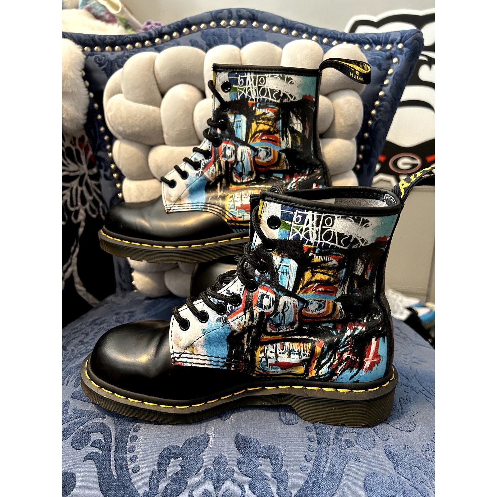 Dr. Martens Dr Martens x Basquiat II Boots Size 8/EU39 NWOT Size US 8 / IT 38 - 2 Thumbnail