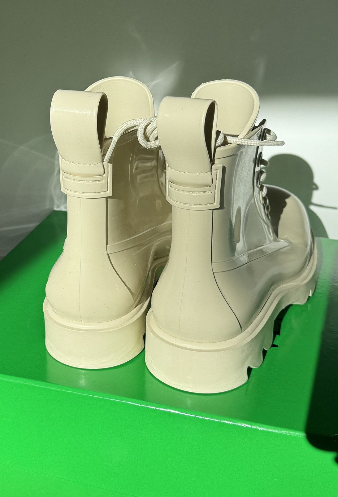 Bottega Veneta Stride Boots (Rubber) in Sea Salt color (beige) Size US 11 / IT 41 - 3 Thumbnail