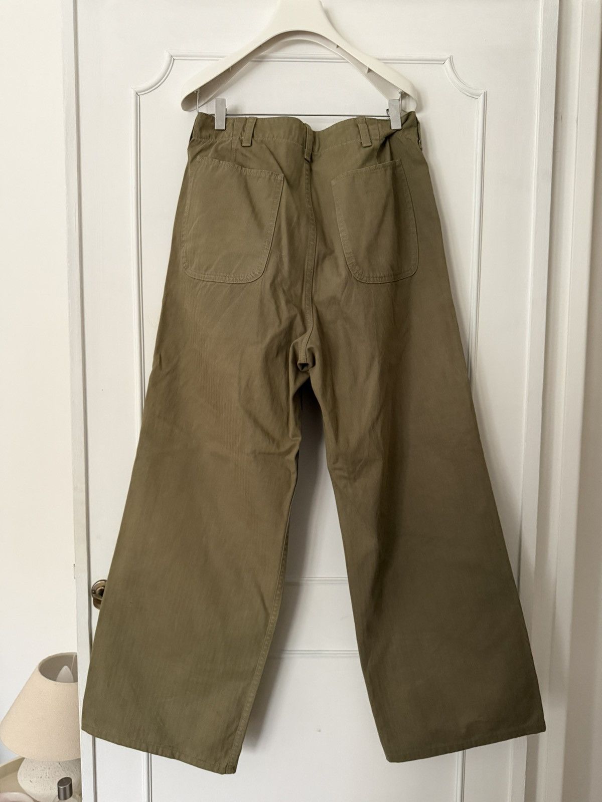 Bare Knuckles Bare Knuckles – HBT Service Pant (Washed Olive) Size US 30 / EU 46 - 4 Thumbnail
