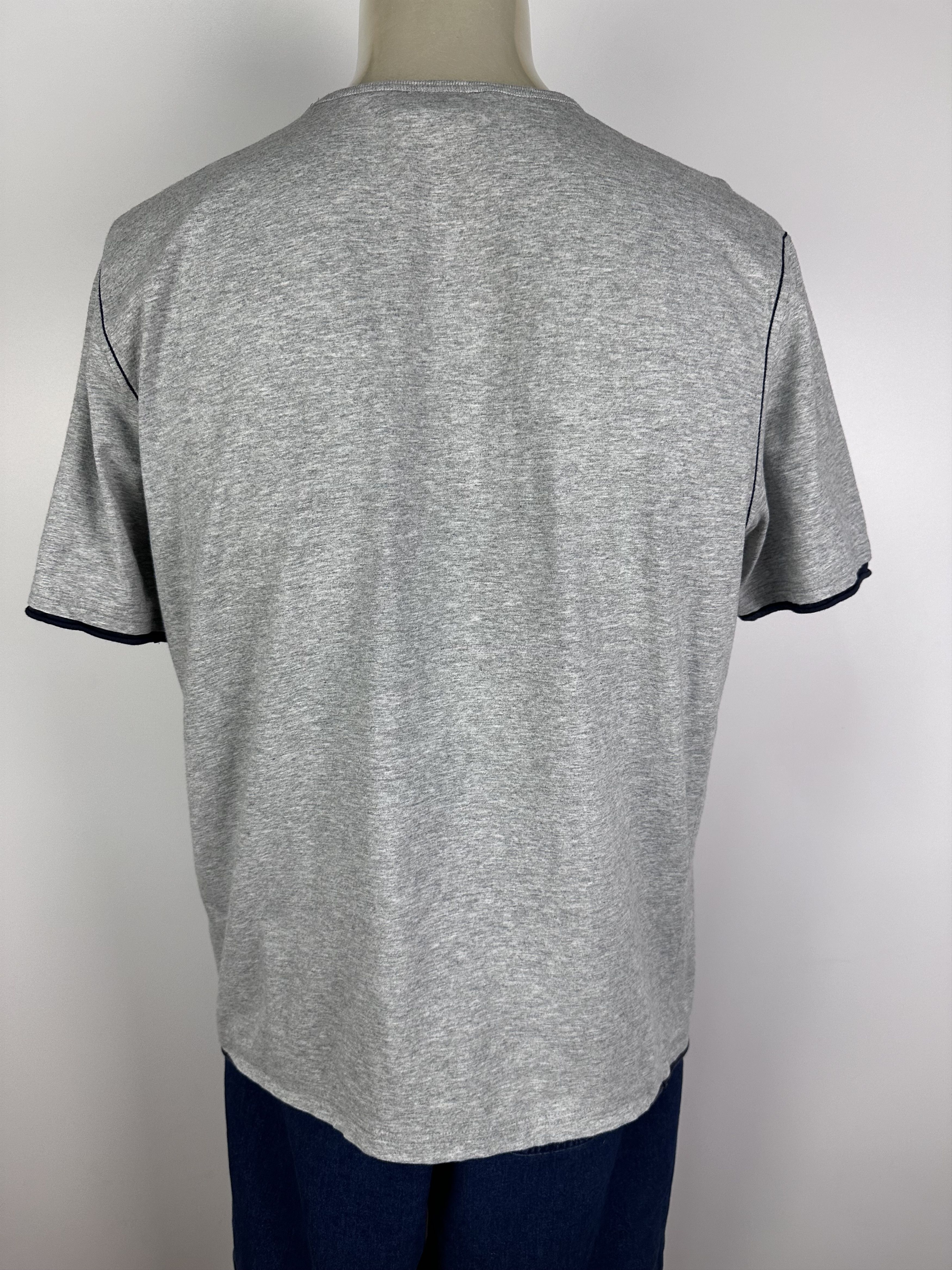 Vintage × Yves Saint Laurent Yves Saint Laurent T Shirt Logo Gray Blue Size L Mens Size US L / EU 52-54 / 3 - 7 Thumbnail