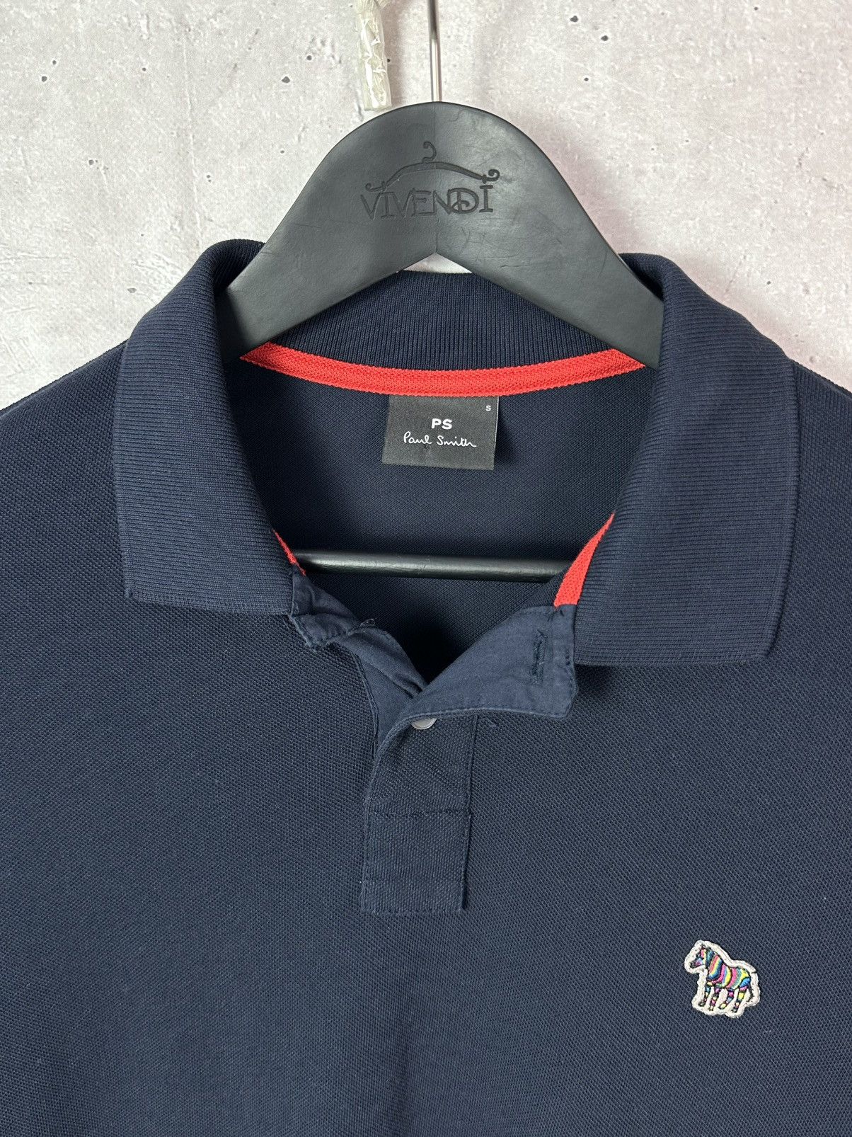 Paul Smith Paul Smith Navy Organic Cotton Men’s Polo Long Sleeve Jumper Size US S / EU 44-46 / 1 - 4 Thumbnail