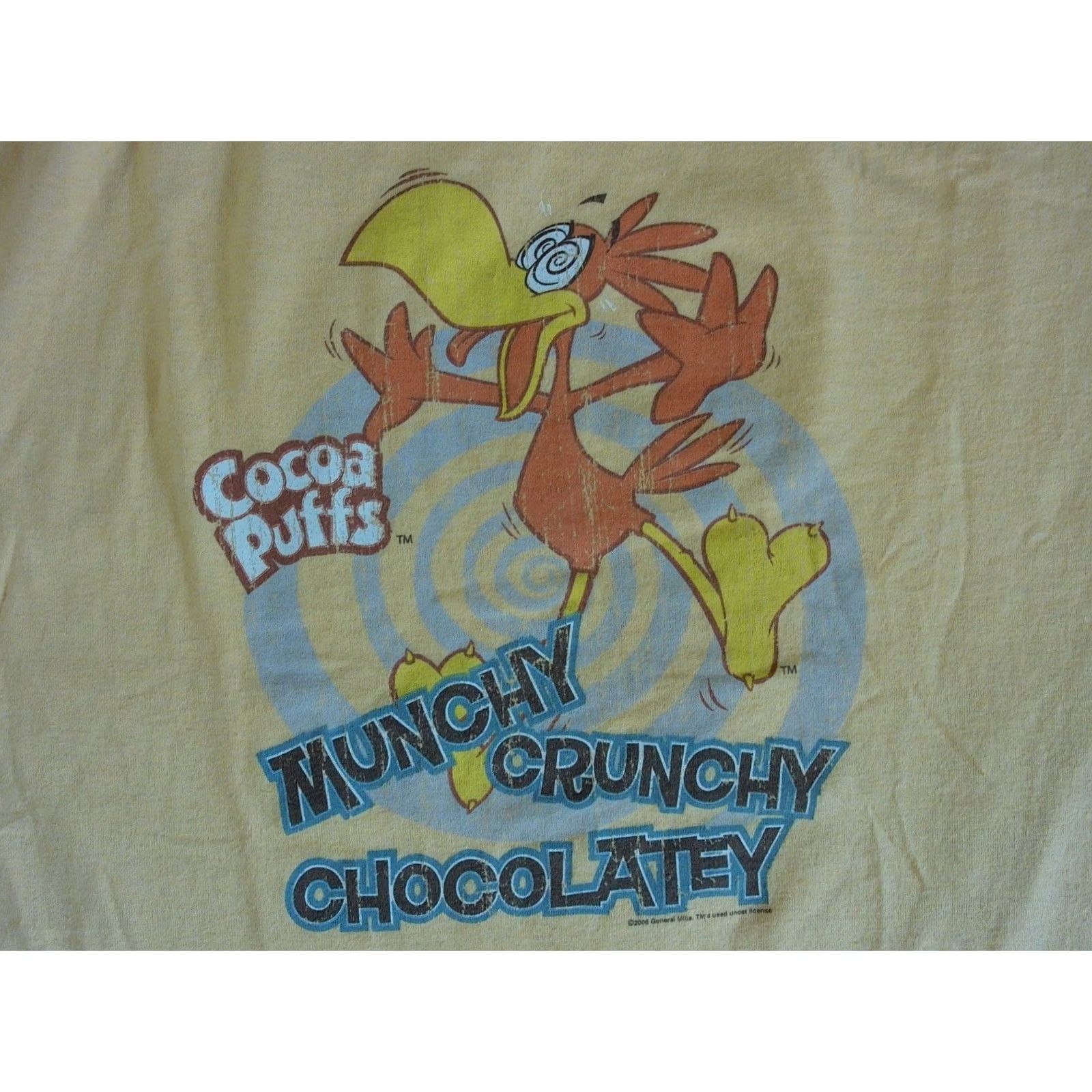 Vintage VINTAGE Cocoa Puffs TNT Trau & Loevner T-Shirt Men L Yellow Logo 2006 Cocoa Puffs Vintage T-Shirt Mens Large Size US L / EU 52-54 / 3 - 5 Thumbnail