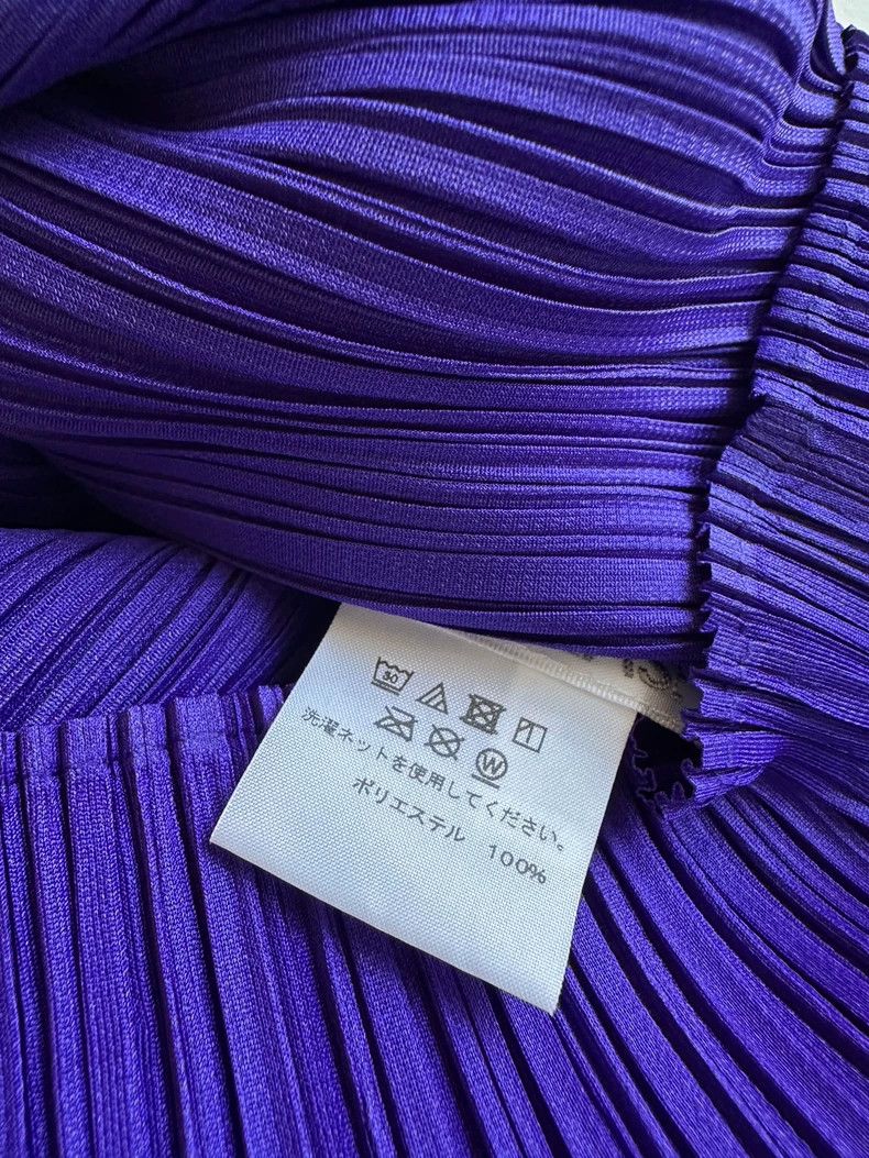 Issey Miyake Issey Miyake size:3 Purple pleated vest Size XS / US 0-2 / IT 36-38 - 5 Thumbnail