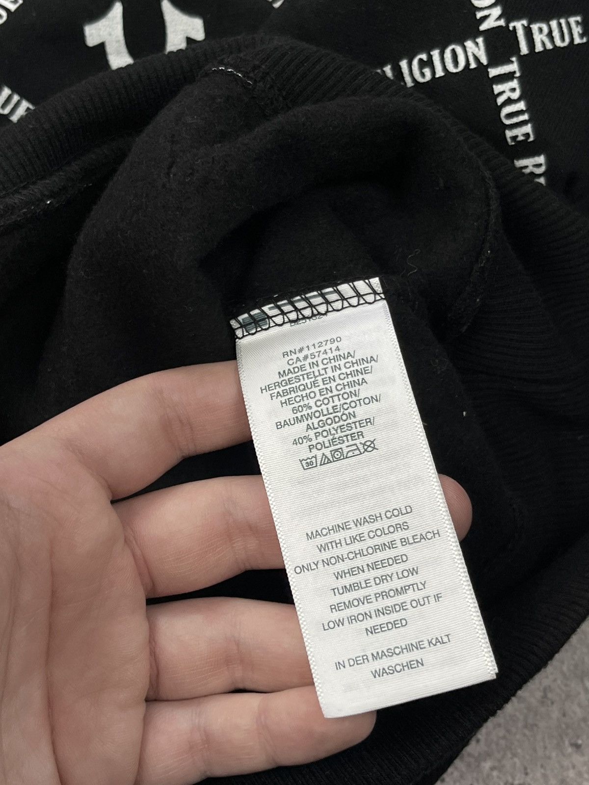 True Religion True Religion Monograms Hoodie Black Size L Men’s Y2K Size US L / EU 52-54 / 3 - 9 Thumbnail