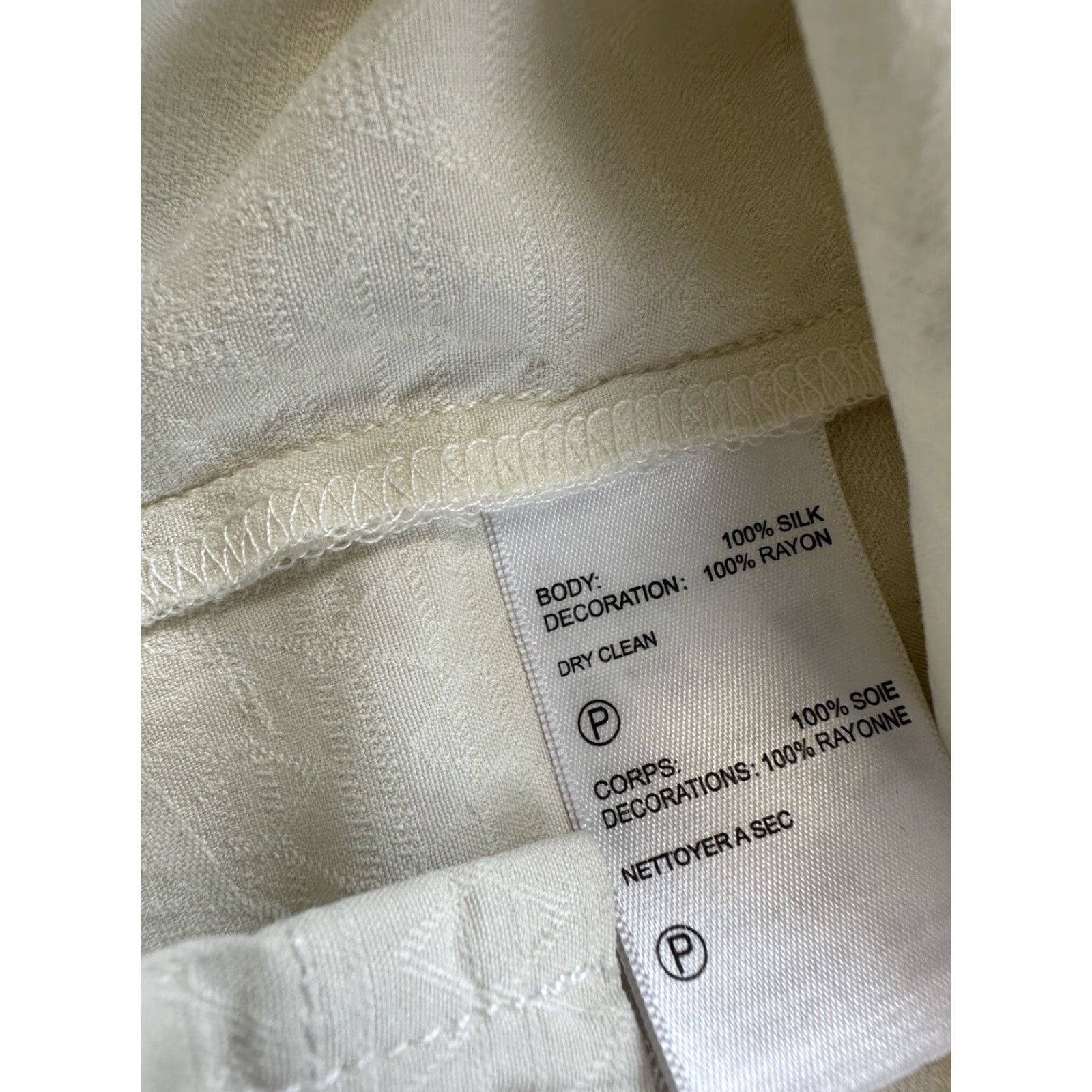 Tommy Bahama Tommy Bahama Shirt Men 2XL Beige Silk Short Sleeve Button-Up Down Hatch Size US XXL / EU 58 / 5 - 5 Thumbnail
