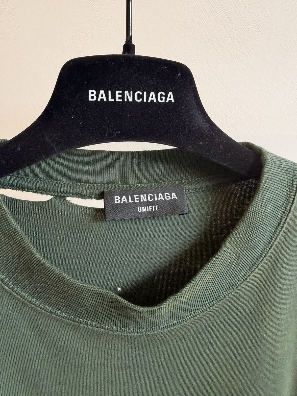 Balenciaga NWT Balenciaga Dark Green Caps Destroyed Large Fit Size XS Size US XS / EU 42 / 0 - 5 Thumbnail