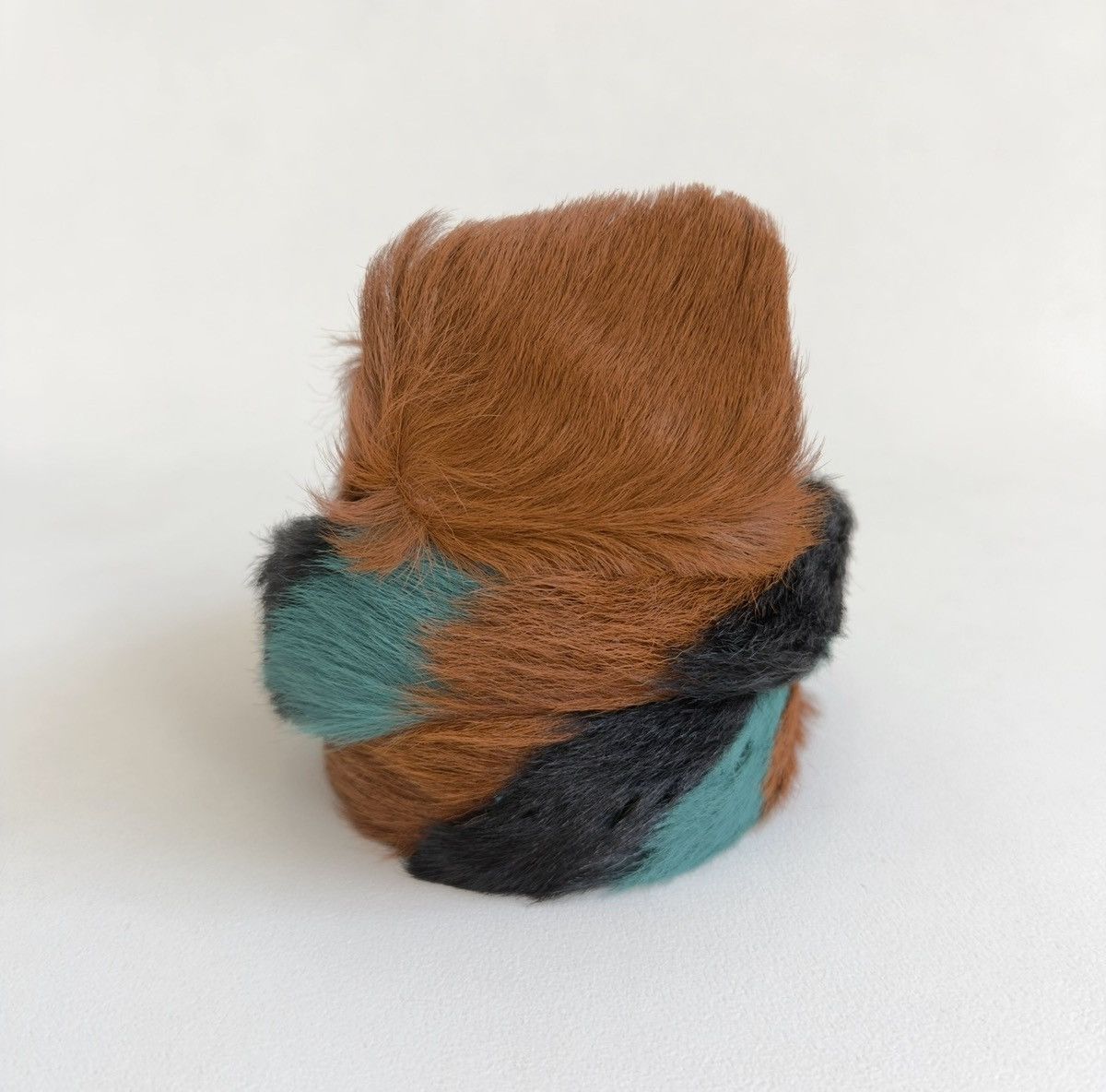 Prada A/W 17 Multicoloured Fur Belt Size 32 - 1 Thumbnail