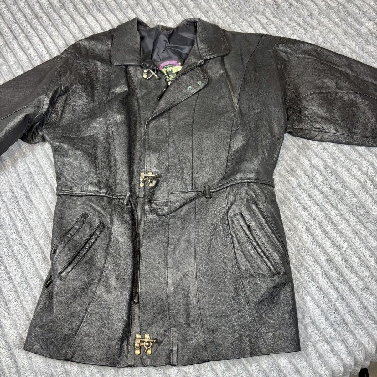 Other CIDPAO Men’s Genuine Leather Jacket L Coat black Zip Snap Size US L / EU 52-54 / 3 - 20 Thumbnail