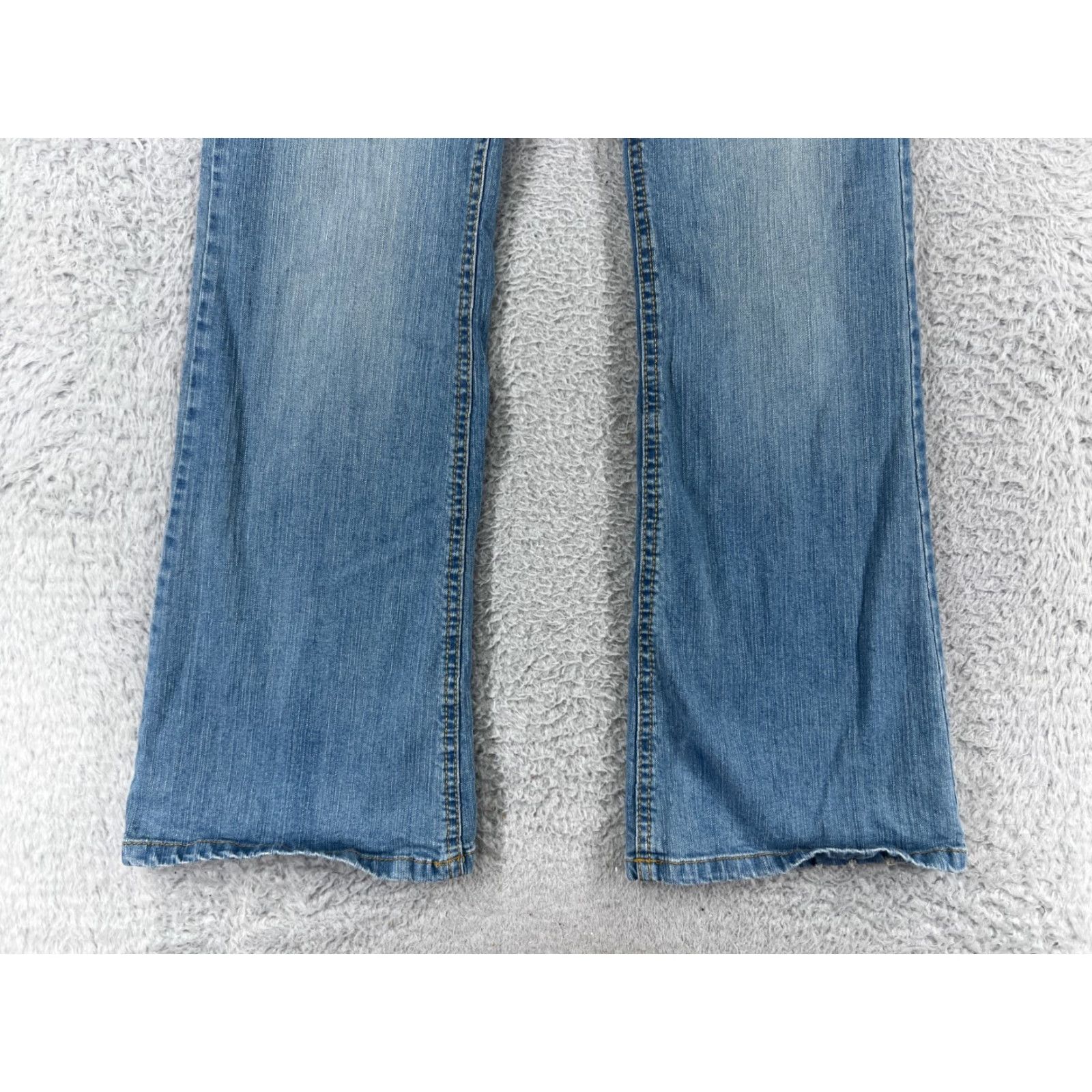 Vintage Grane Women's Bootcut Jeans Size 9 Light Blue Denim Cotton-Blend Western Style, Relaxed Fit Size 30" / US 8 / IT 44 - 6 Thumbnail
