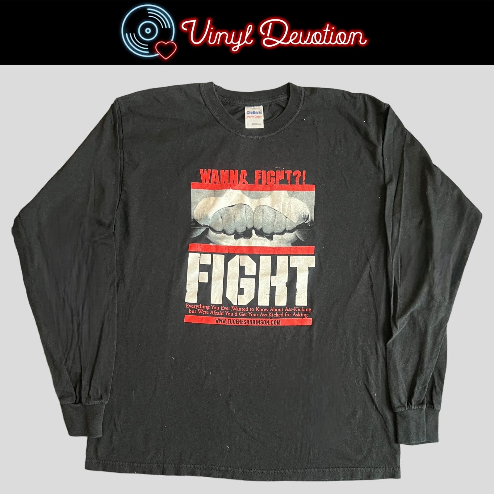 Gildan Eugene Robinson - Fight Book Shirt Long Sleeve Size L Oxbow Size US L / EU 52-54 / 3 - 1 Thumbnail