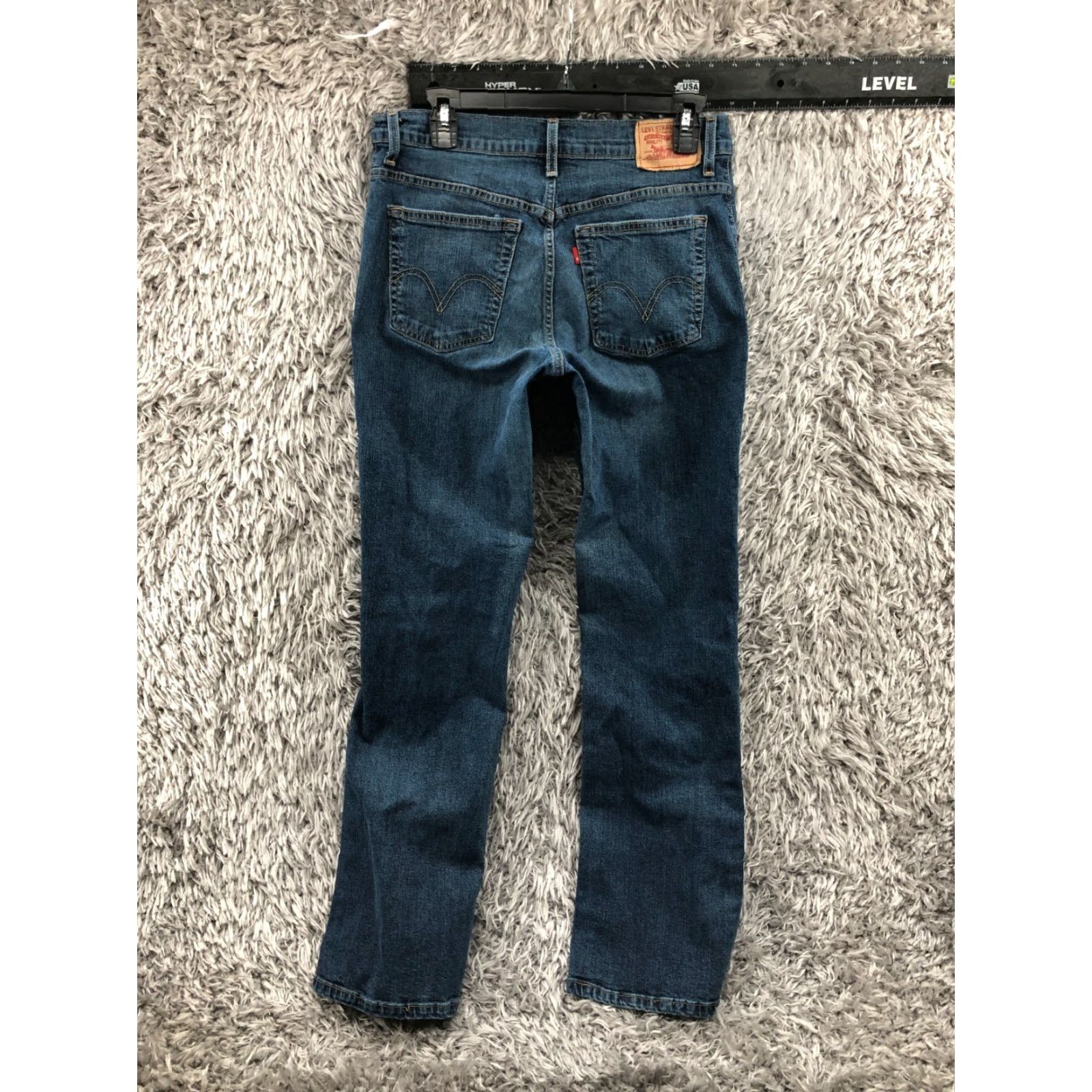 Levi's Levi's 550 Relaxed Jeans Size 10 Womens Blue Denim Straight 32 Inseam Vintage 90s Cowboy Hip Hop Style Women’s Pants Size 32" / US 10 / IT 46 - 5 Thumbnail