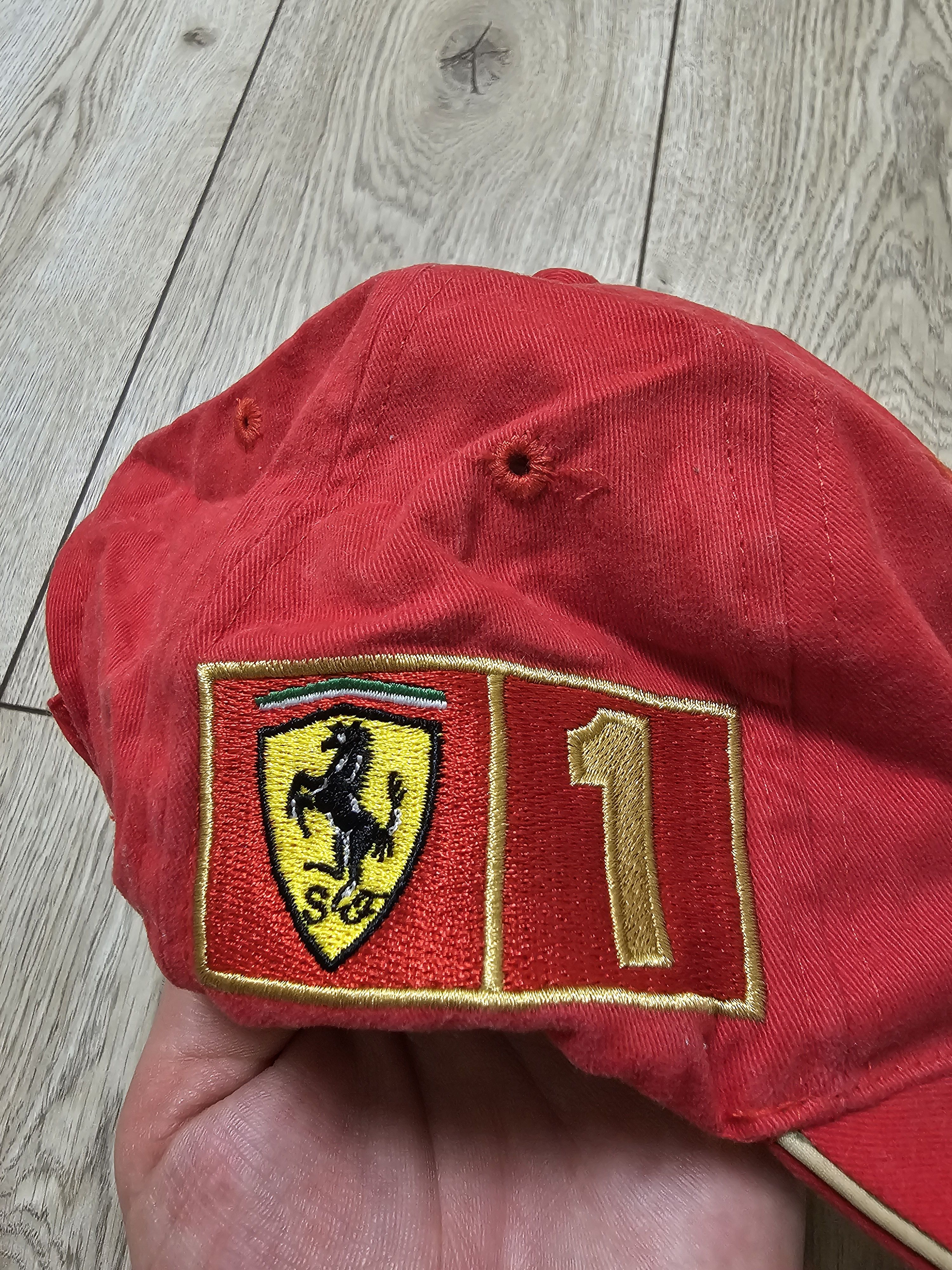 Ferrari FERRARI CAP 2002 MICHAEL SCHUMACHER CAP FORMULA 1 CAP Size ONE SIZE - 6 Thumbnail