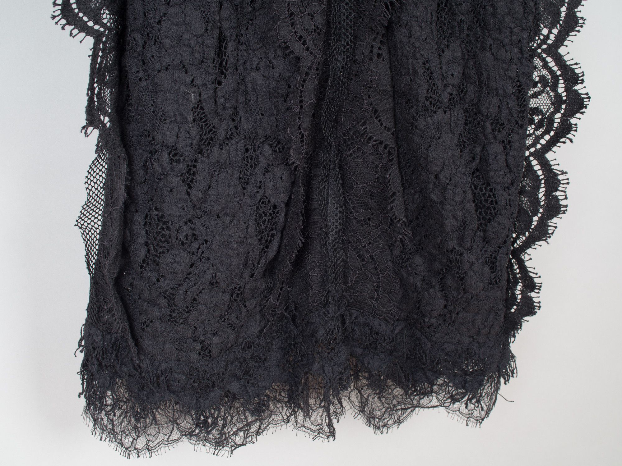 Lanvin Alber Elbaz Final Collection Mixed Lace Slip Dress Size S / US 4 / IT 40 - 6 Thumbnail