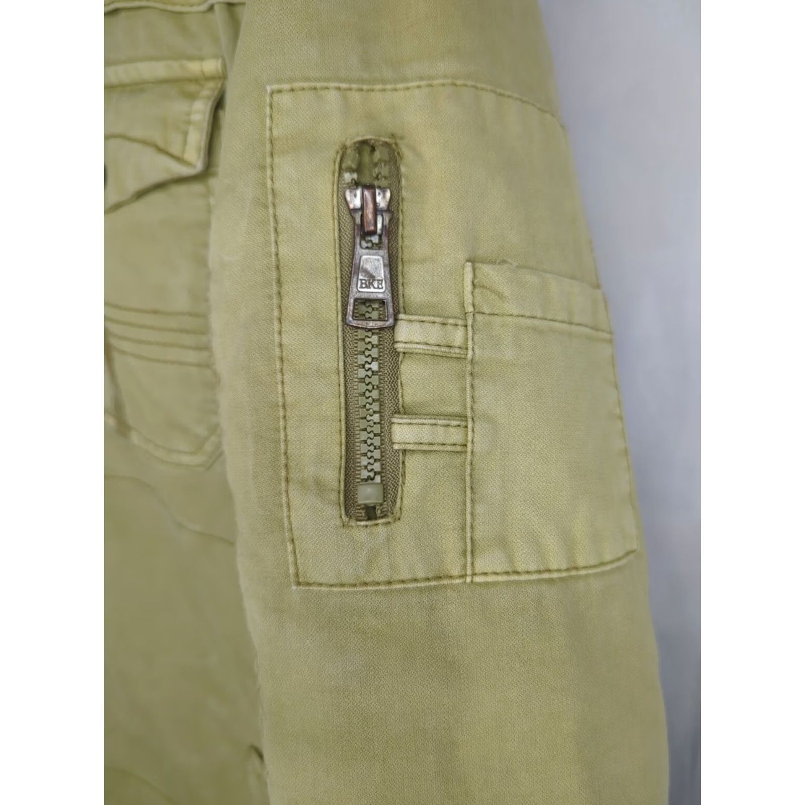 BKE VINTAGE BKE Jacket Riding Coat Sherpa Canvas Beige Medium Mens 1967 Distressed Size US M / EU 48-50 / 2 - 6 Thumbnail