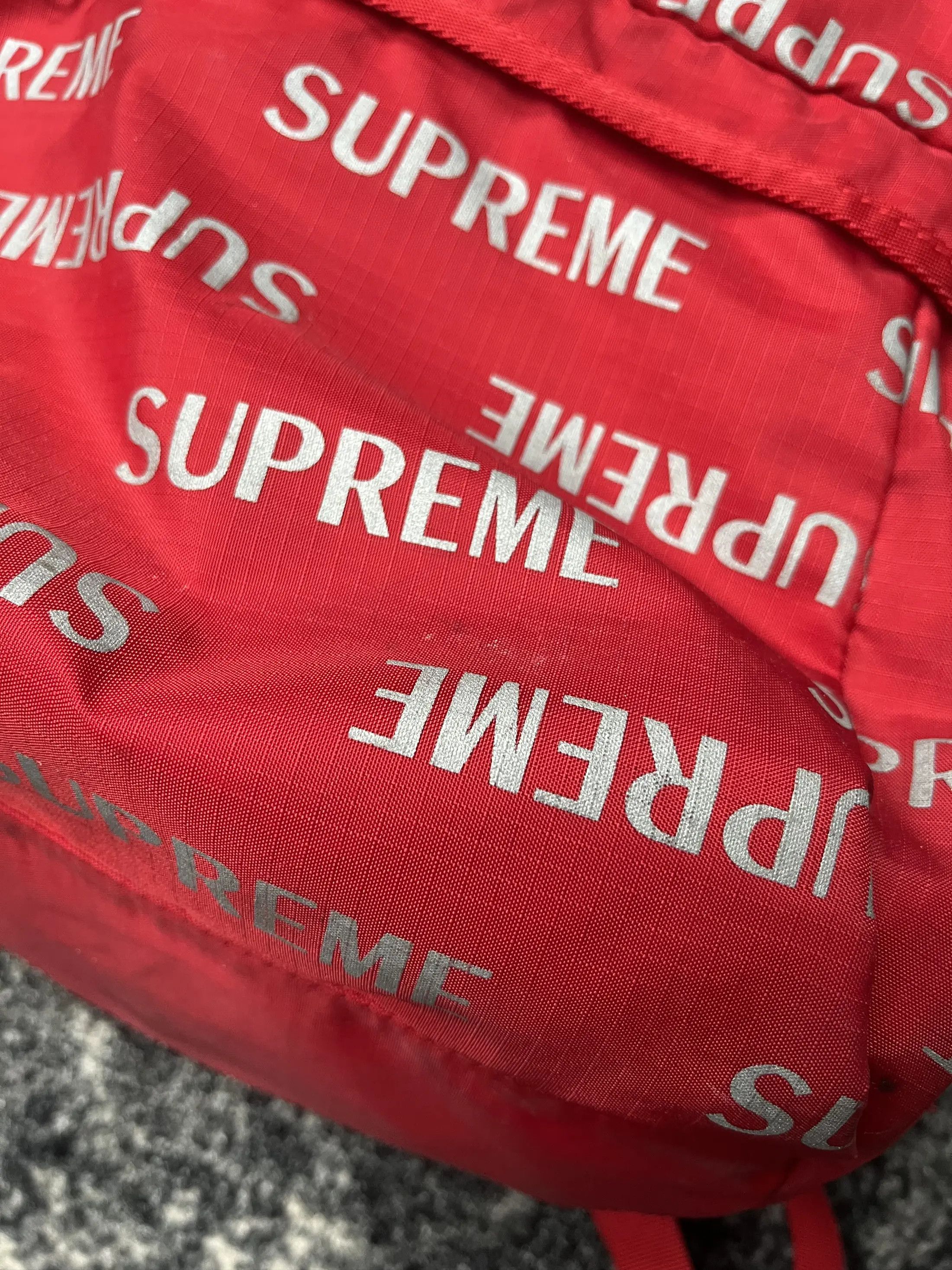 Supreme supreme FW16 3M reflective backpack red Size ONE SIZE - 10 Thumbnail