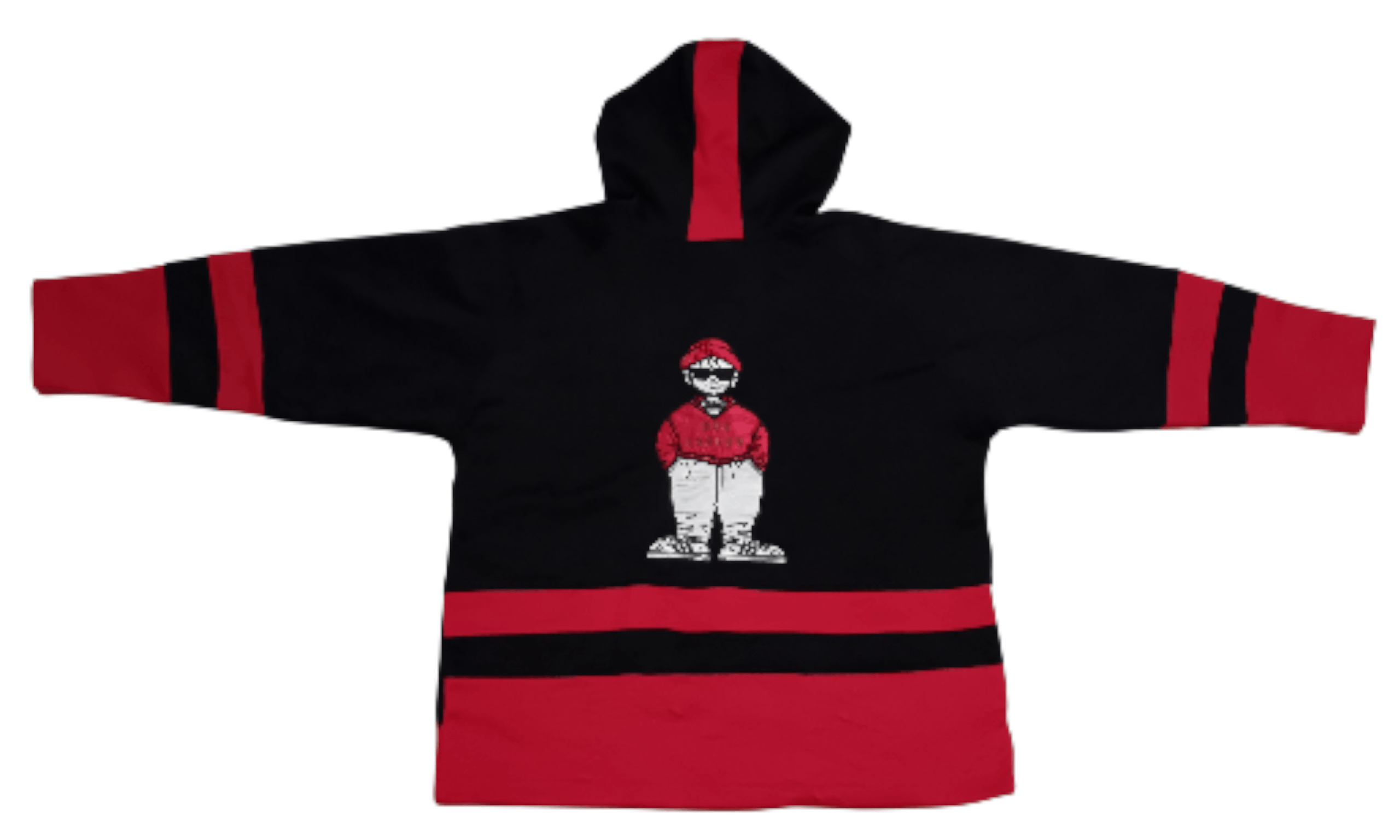 Japanese Brand VINTAGE EMBROIDERED HIPHOP STREETWEAR HOODIE Size US L / EU 52-54 / 3 - 1 Thumbnail