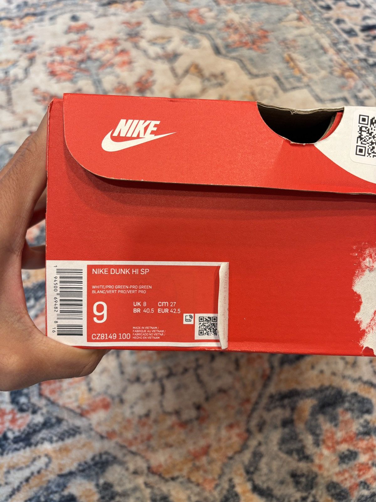 Nike Nike Dunk High SP Spartan Green Michigan State Size US 9 / EU 42 - 9 Thumbnail