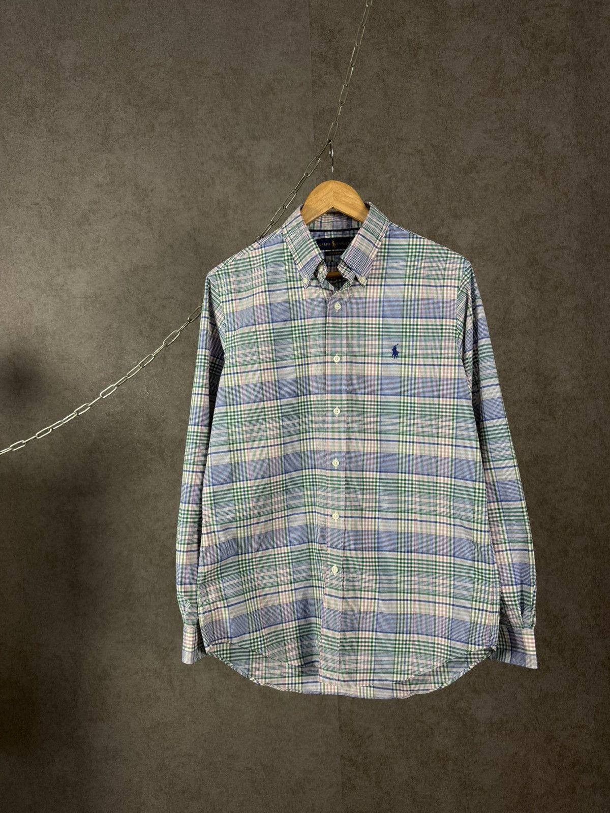 Polo Ralph Lauren Polo Ralph Lauren designer logo checkered shirt Size US M / EU 48-50 / 2 - 1 Thumbnail