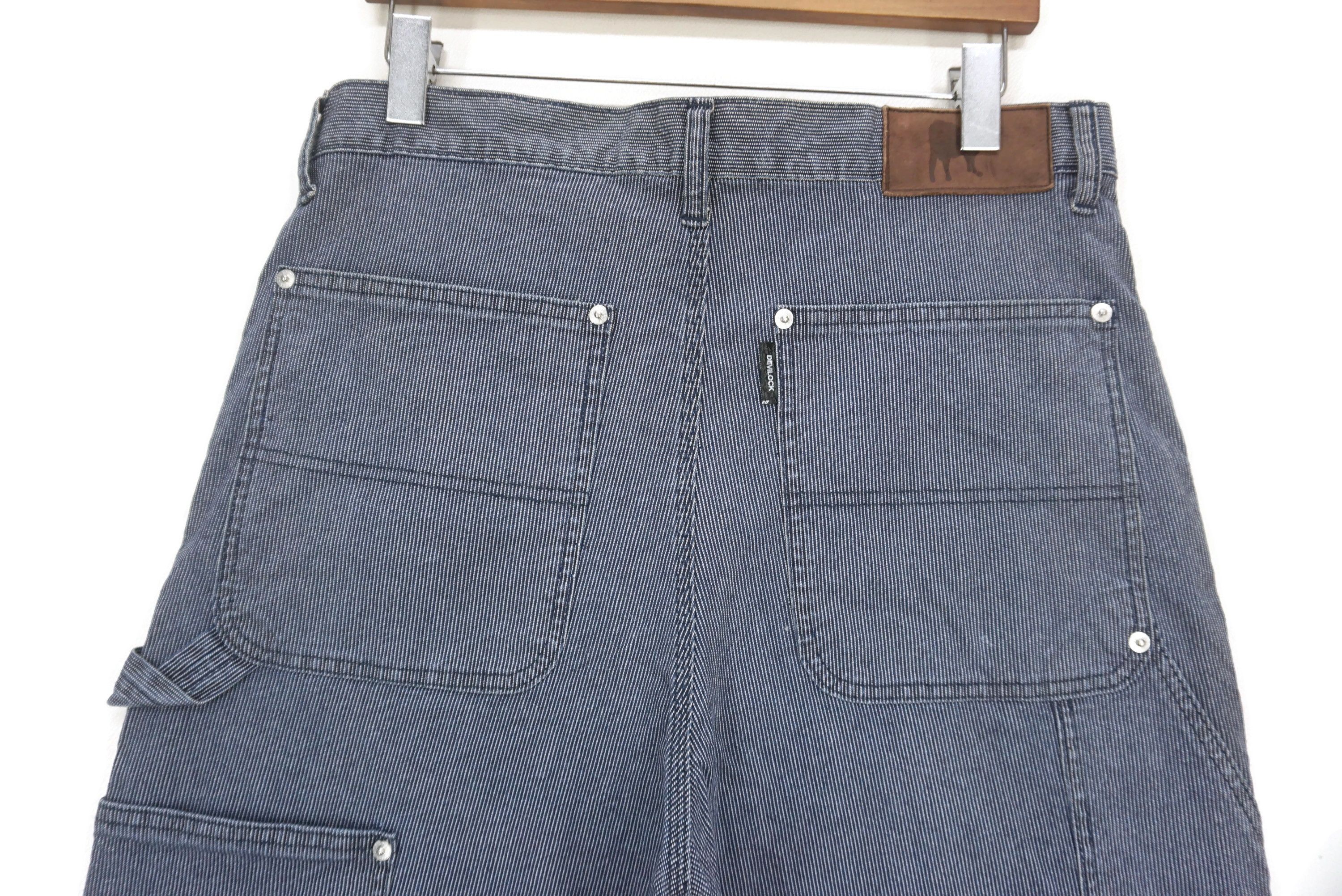 Devilock Devilock Jeans Size W34xL33.5 Double Knee Hickory Denim Size US 34 / EU 50 - 9 Thumbnail