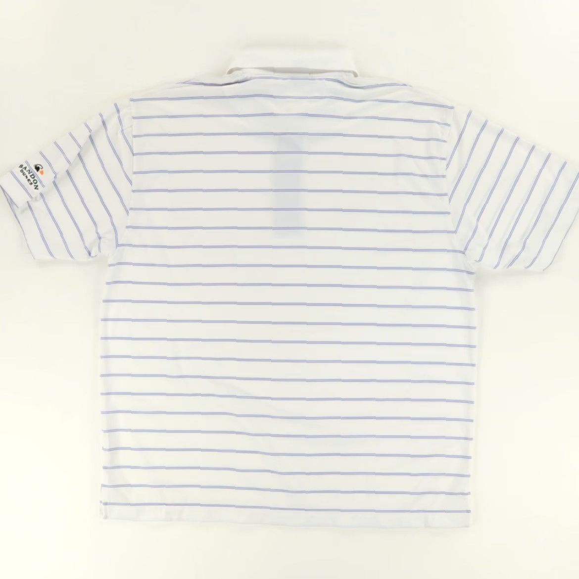 Vintage Bandon Dunes Eco Tee Golf Stretch Striped Polo Shirt White Men's XL Shirt Size US XL / EU 56 / 4 - 4 Thumbnail
