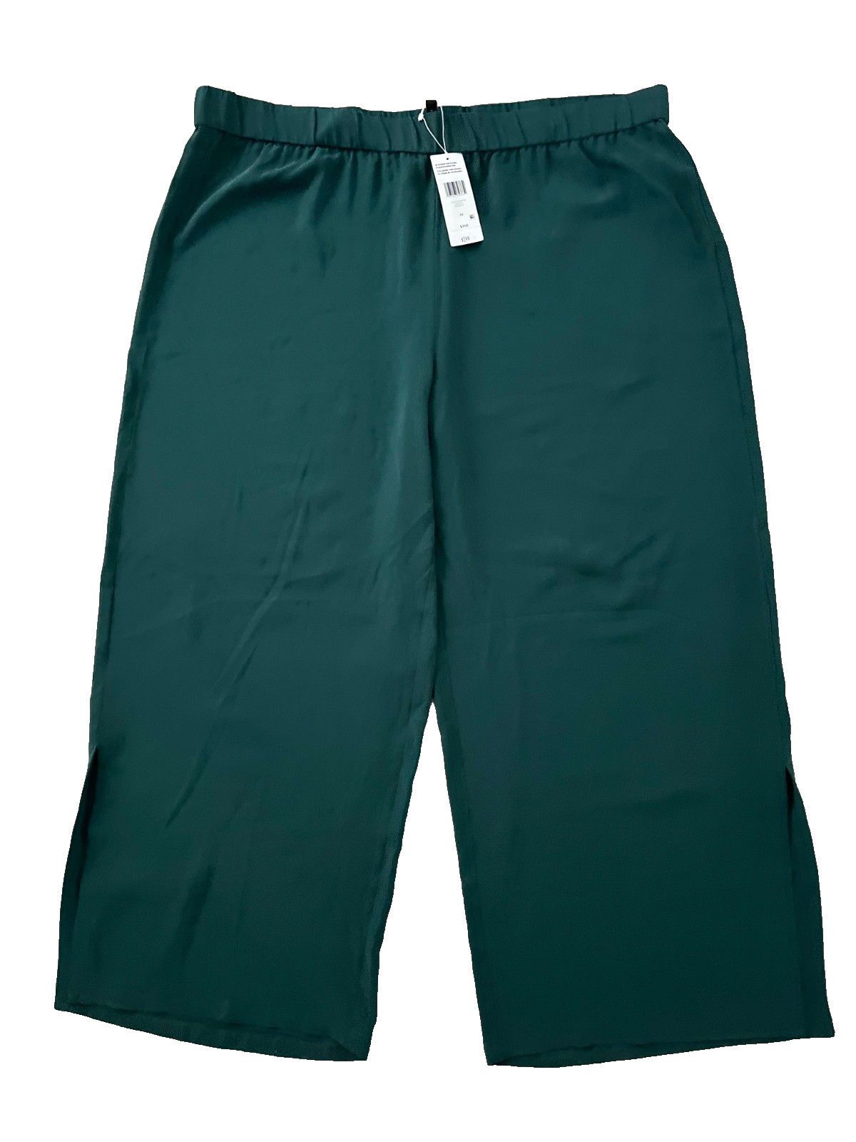 Eileen Fisher Eileen Fisher Silk Georgette Crepe Pant w/ Slits Agean 2X Size 36" / US 14 / IT 50 - 4 Thumbnail