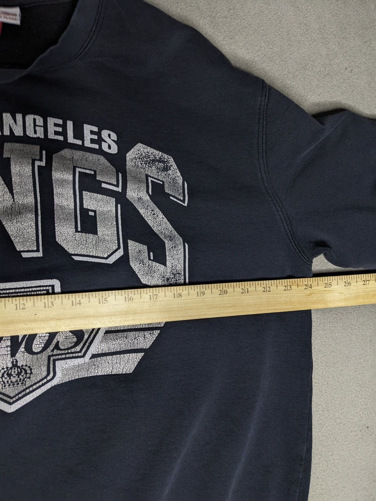 Mitchell & Ness Mitchell Ness Los Angeles Kings Arch Logo Sweater 2XL Black Size US XXL / EU 58 / 5 - 11 Thumbnail