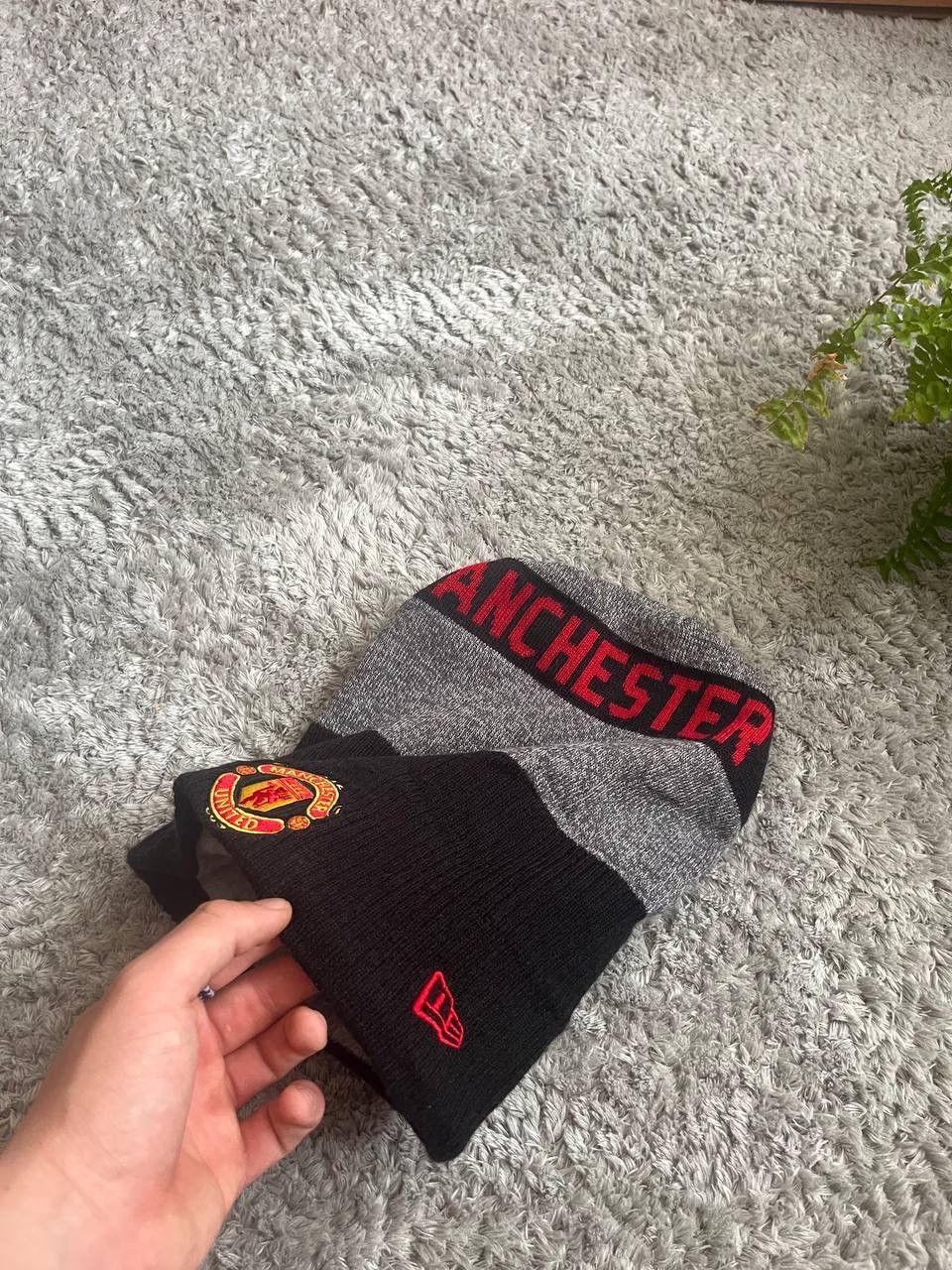 New Era Manchester United Hat New Era Vintage Soccer Logo Rare Size ONE SIZE - 4 Thumbnail