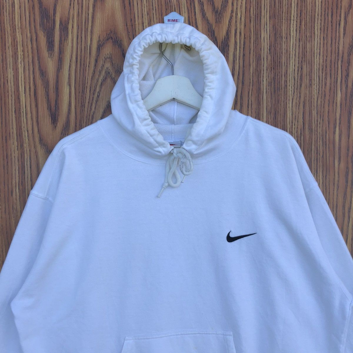 Nike Vintage Nike Swoosh Hoodie Sweatshirt Size US L / EU 52-54 / 3 - 3 Thumbnail