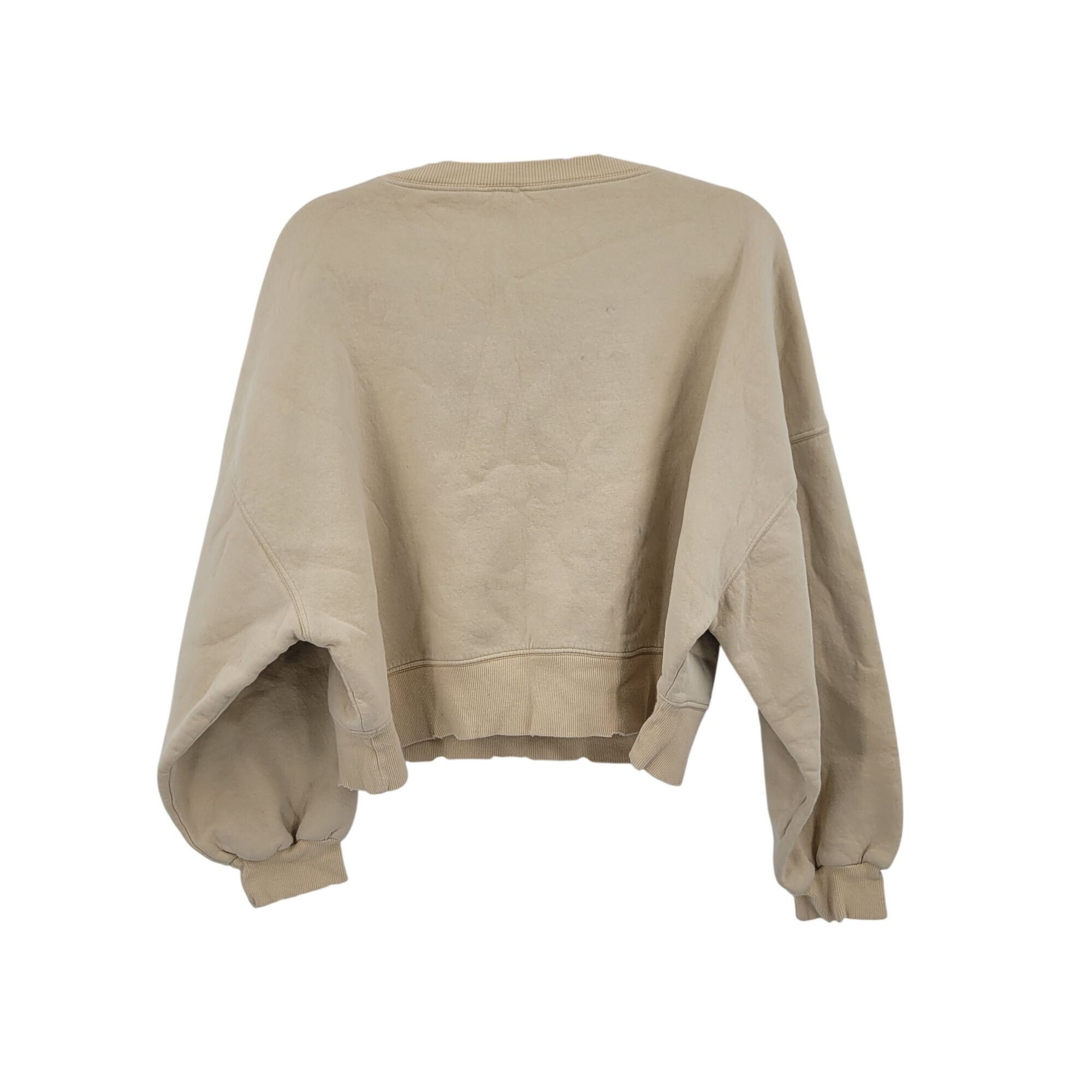 Other ASOS Design Womens Tan Distressed Smiley Embroidered Sweatsh Size M / US 6-8 / IT 42-44 - 7 Thumbnail