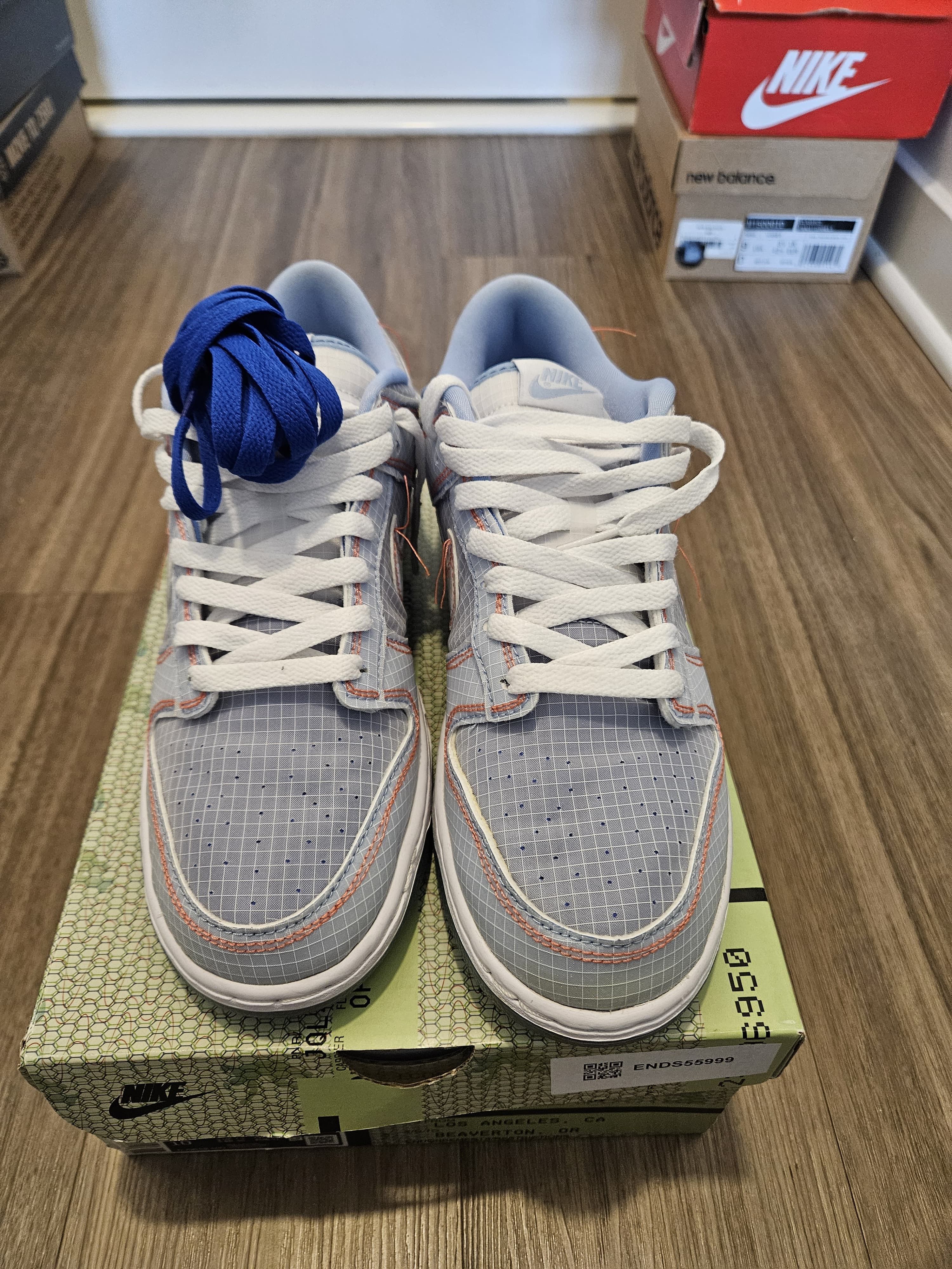 Nike Union x Nike Dunk Low Passport Pack Argon Size US 8.5 / EU 41-42 - 3 Thumbnail
