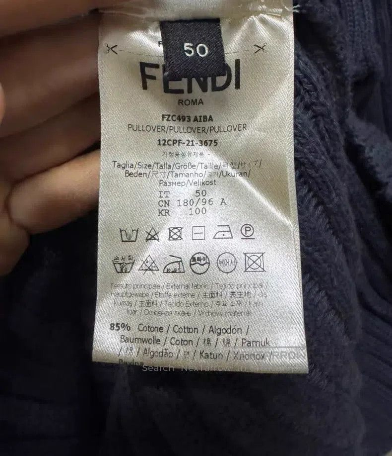 Fendi Fendi Cashmere blended knit short-sleeve Size US M / EU 48-50 / 2 - 5 Thumbnail