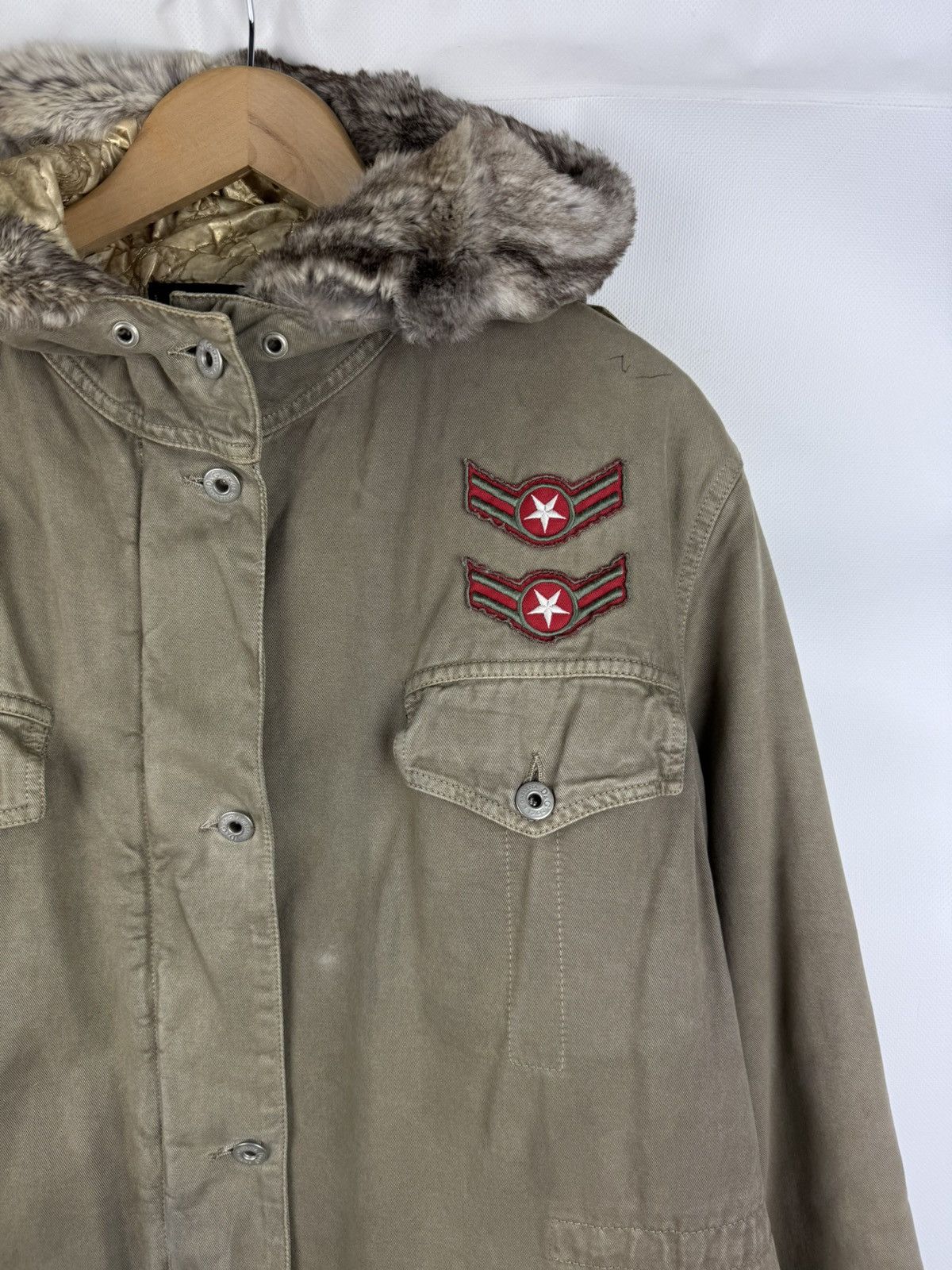 Dolce & Gabbana Dolce & Gabbana Vintage Military Style Hooded Parka Jacket Size XS / US 0-2 / IT 36-38 - 7 Thumbnail