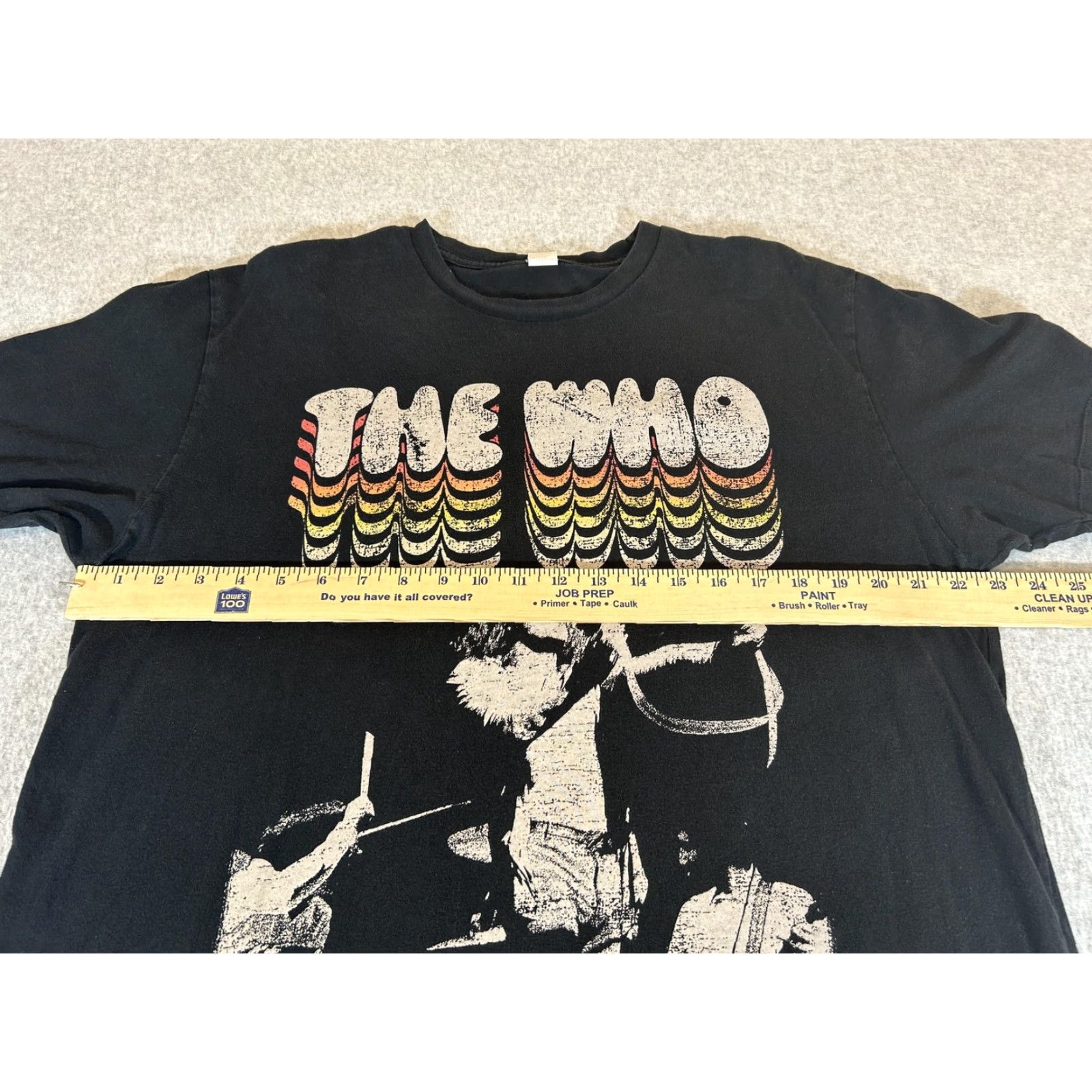 Starter The Who Shirt Mens XL Black Graphic Rock Music Concert T-Shirt Size US XL / EU 56 / 4 - 4 Thumbnail