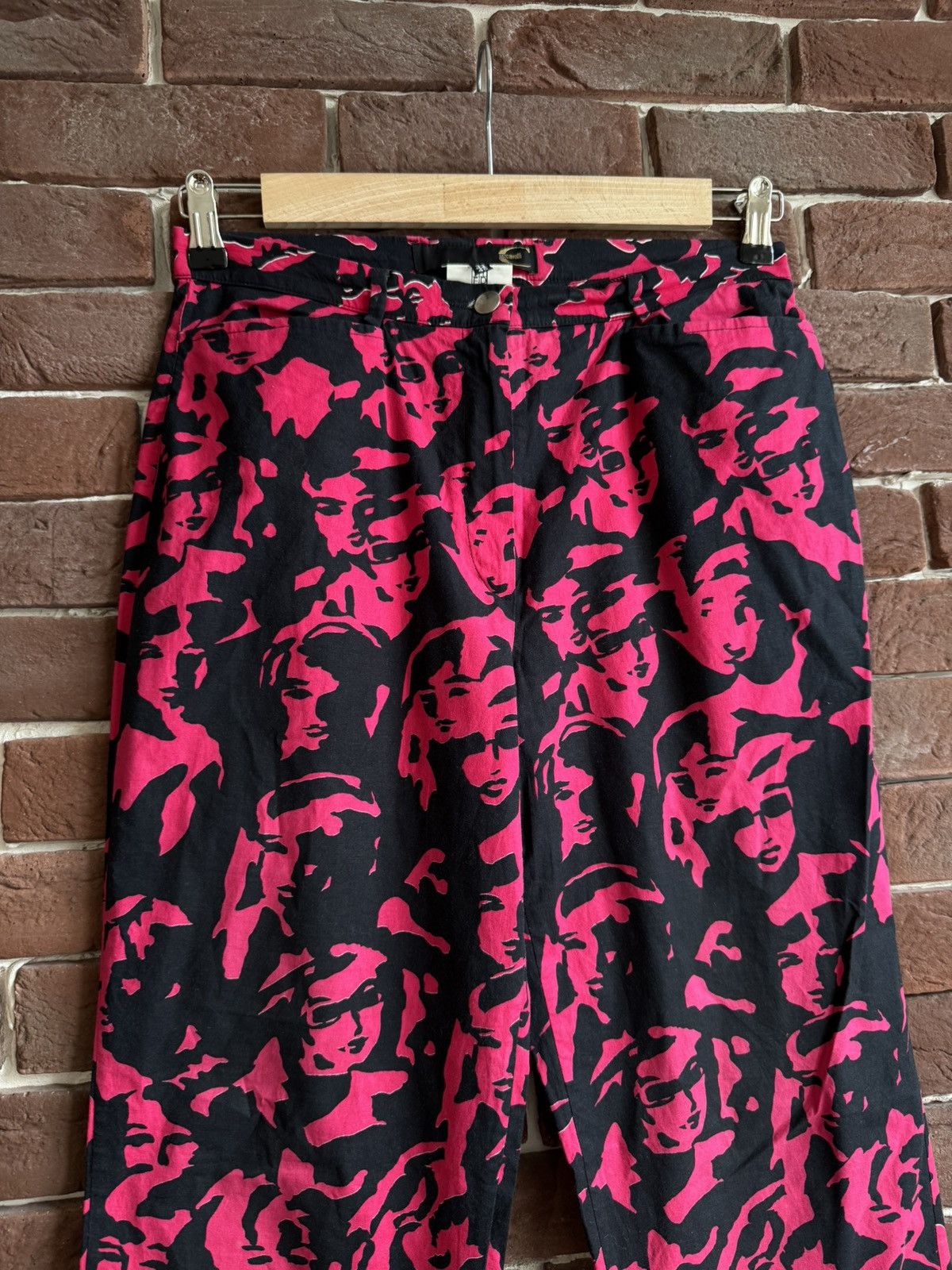 Just Cavalli Rare Vintage Just Cavalli Pixel Face Archive Pants Size US 28 / EU 44 - 5 Thumbnail