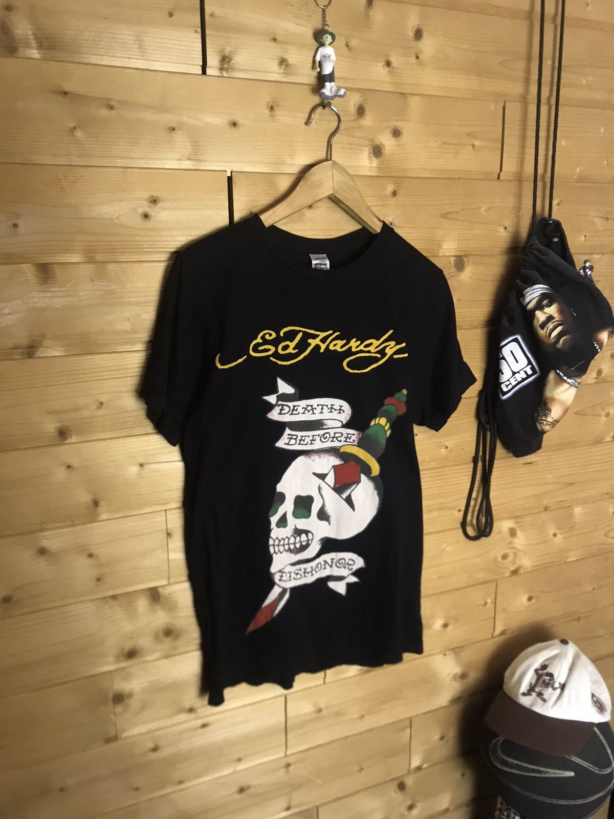 Ed Hardy Ed Hardy death before dishonor t-shirt Size US M / EU 48-50 / 2 - 1 Thumbnail