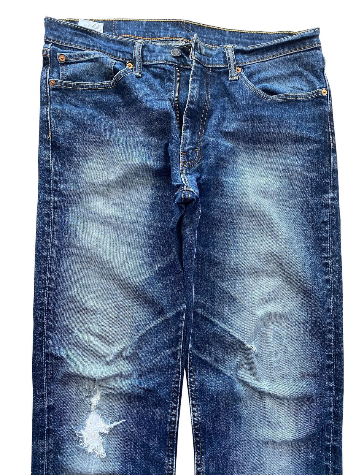 Levi's Vintage Levi’s 541 Acid Dark Faded Wash Style Ripped Jeans Size US 34 / EU 50 - 2 Thumbnail