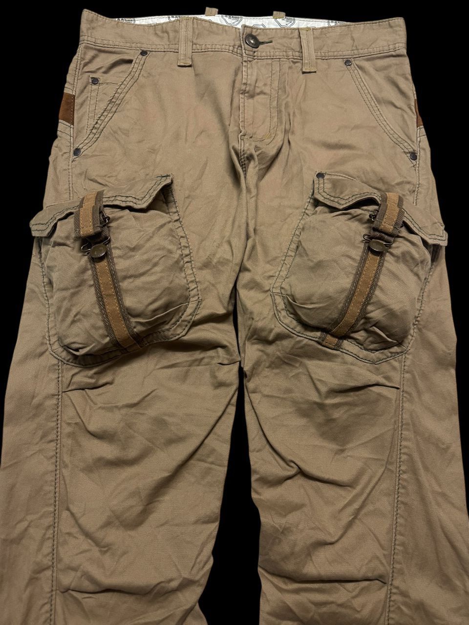 Edwin 💥Rare💥Vintage Edwin 3D Insane Pocket Bushpants Twist Leg Size US 32 / EU 48 - 5 Thumbnail