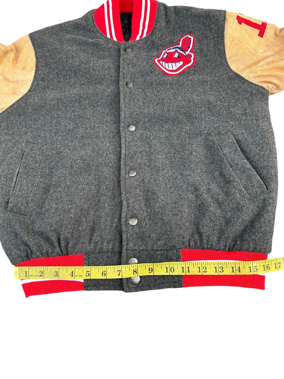 Kapital Vintage Cleveland Indian Varsity Jacket MLB Size US M / EU 48-50 / 2 - 11 Thumbnail
