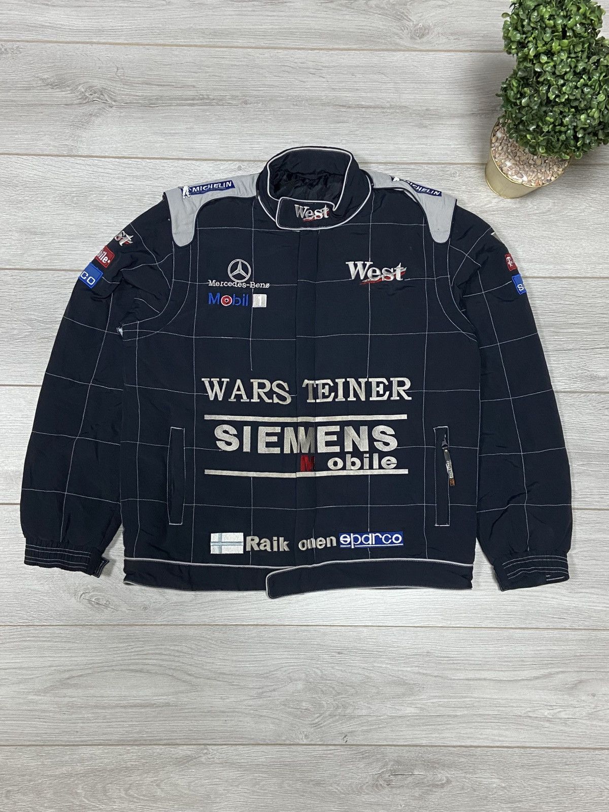 Mercedes-Benz Mercedes Siemens Warsteiner Micheline West bomber jacket Size US XL / EU 56 / 4 - 1 Thumbnail