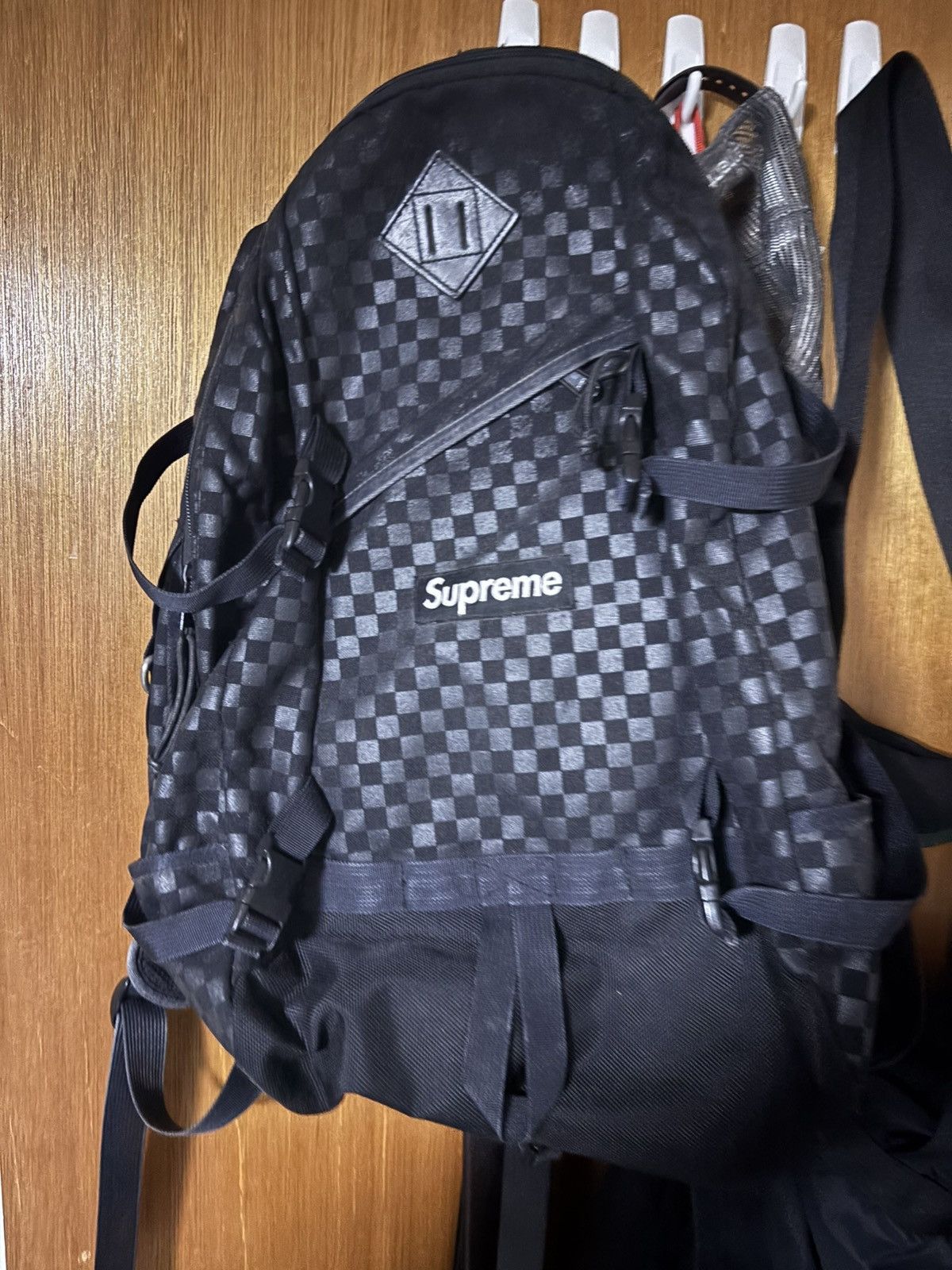 Supreme Supreme Damier Backpack 2011 Black Size ONE SIZE - 1 Thumbnail