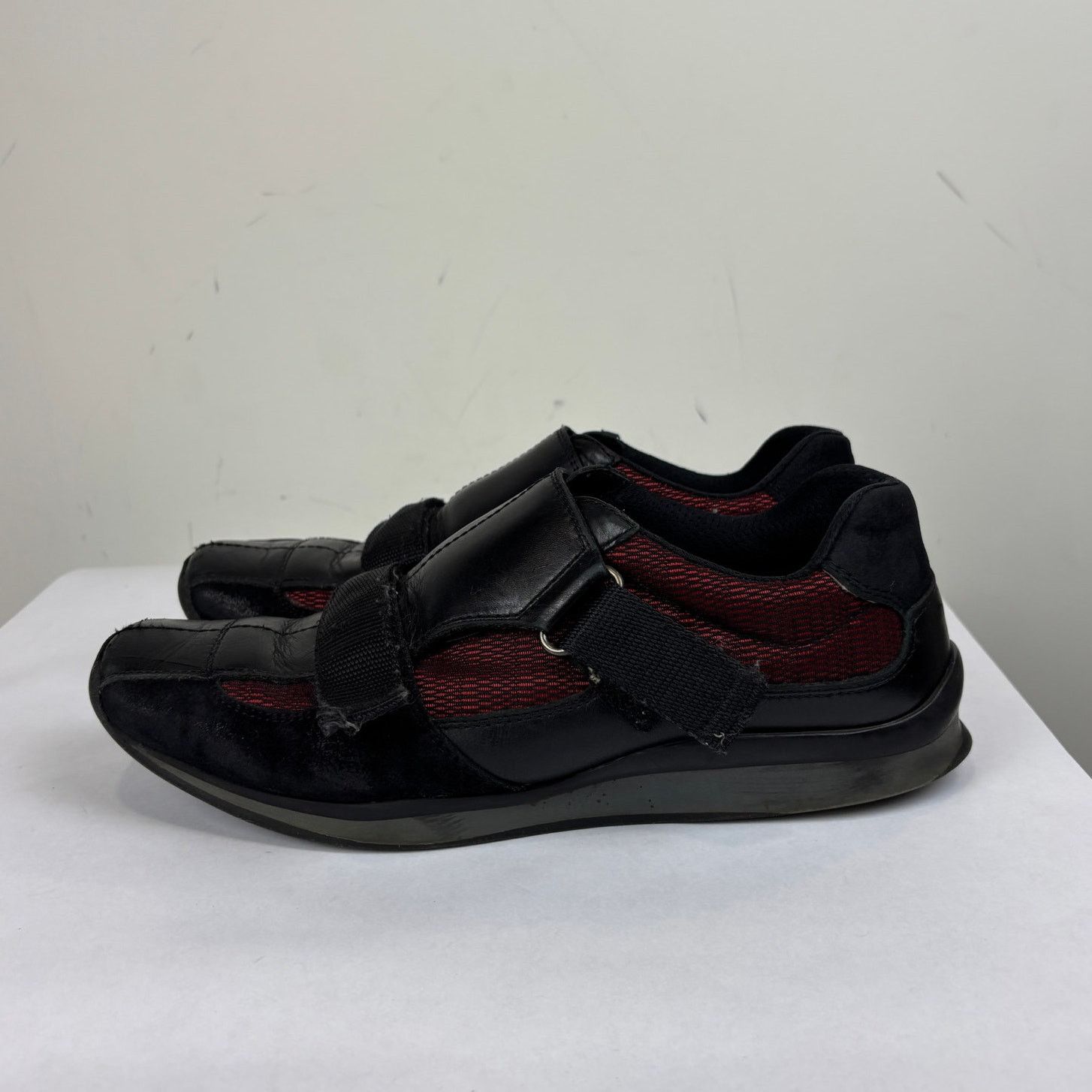 Prada Prada Leather Mesh Suede Strap Trainers SneakersMen's 7 Size US 7 / EU 40 - 5 Thumbnail