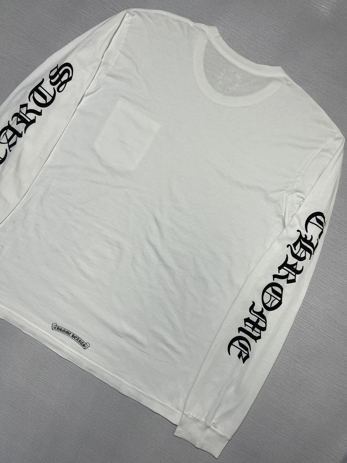 Chrome Hearts Chrome Hearts - Neck Script Logo Pocket L/S Shirt Size US XL / EU 56 / 4 - 4 Thumbnail