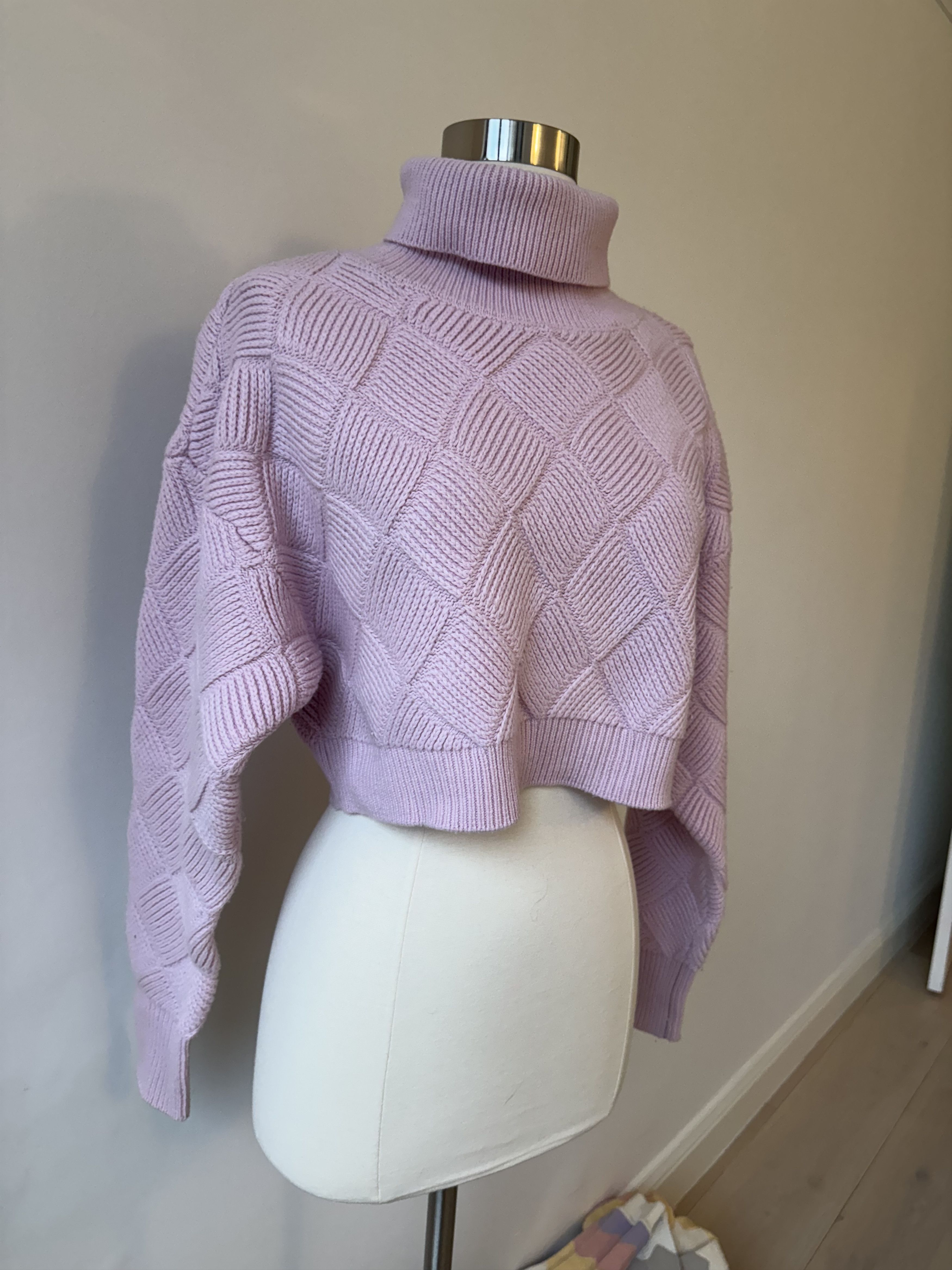 Ronny Kobo Ronny Kobo Onyx Knit Crop Turtleneck Size M / US 6-8 / IT 42-44 - 4 Thumbnail