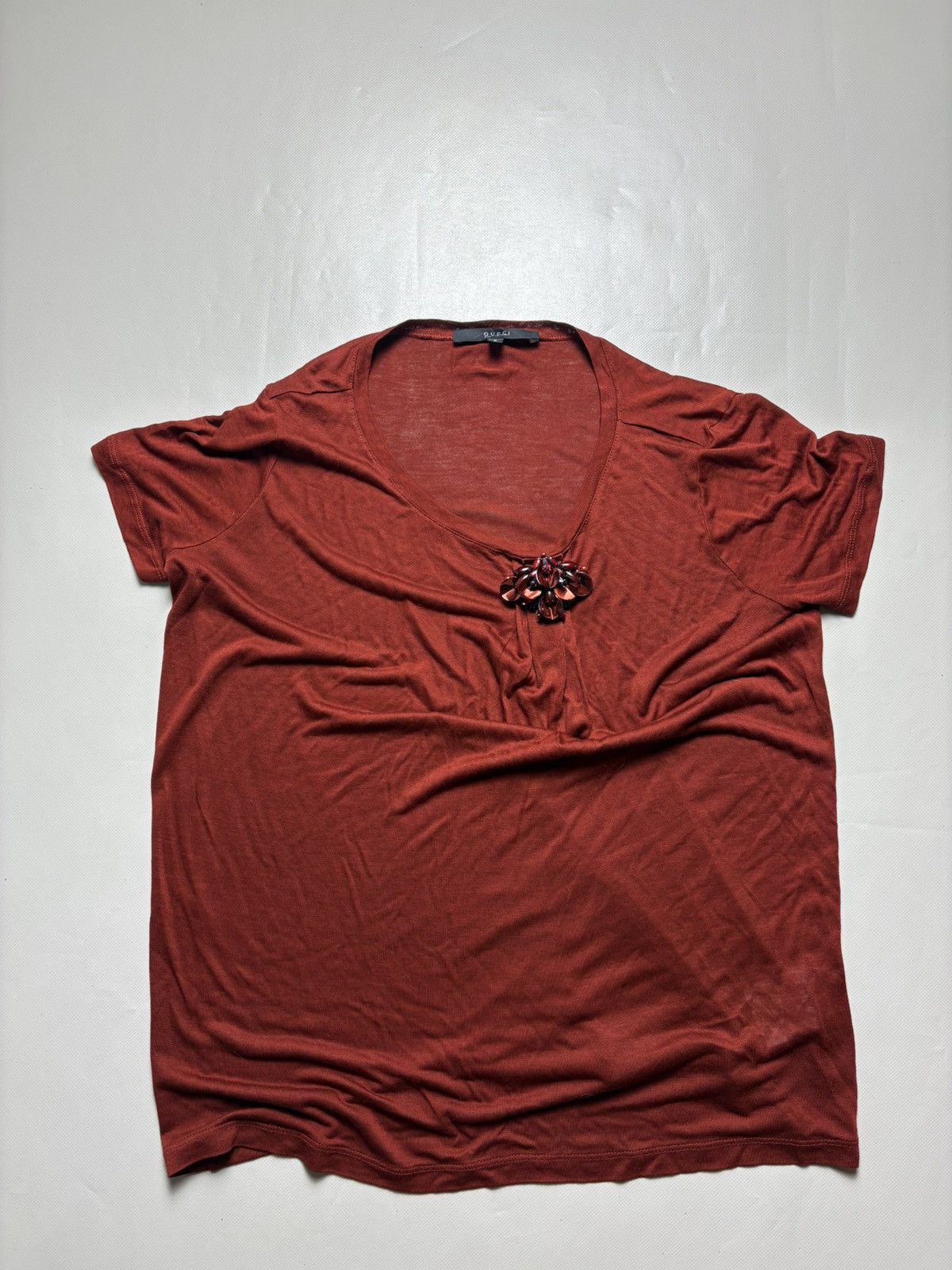 Gucci Gucci Made in Italy T-Shirt Size S / US 4 / IT 40 - 1 Thumbnail