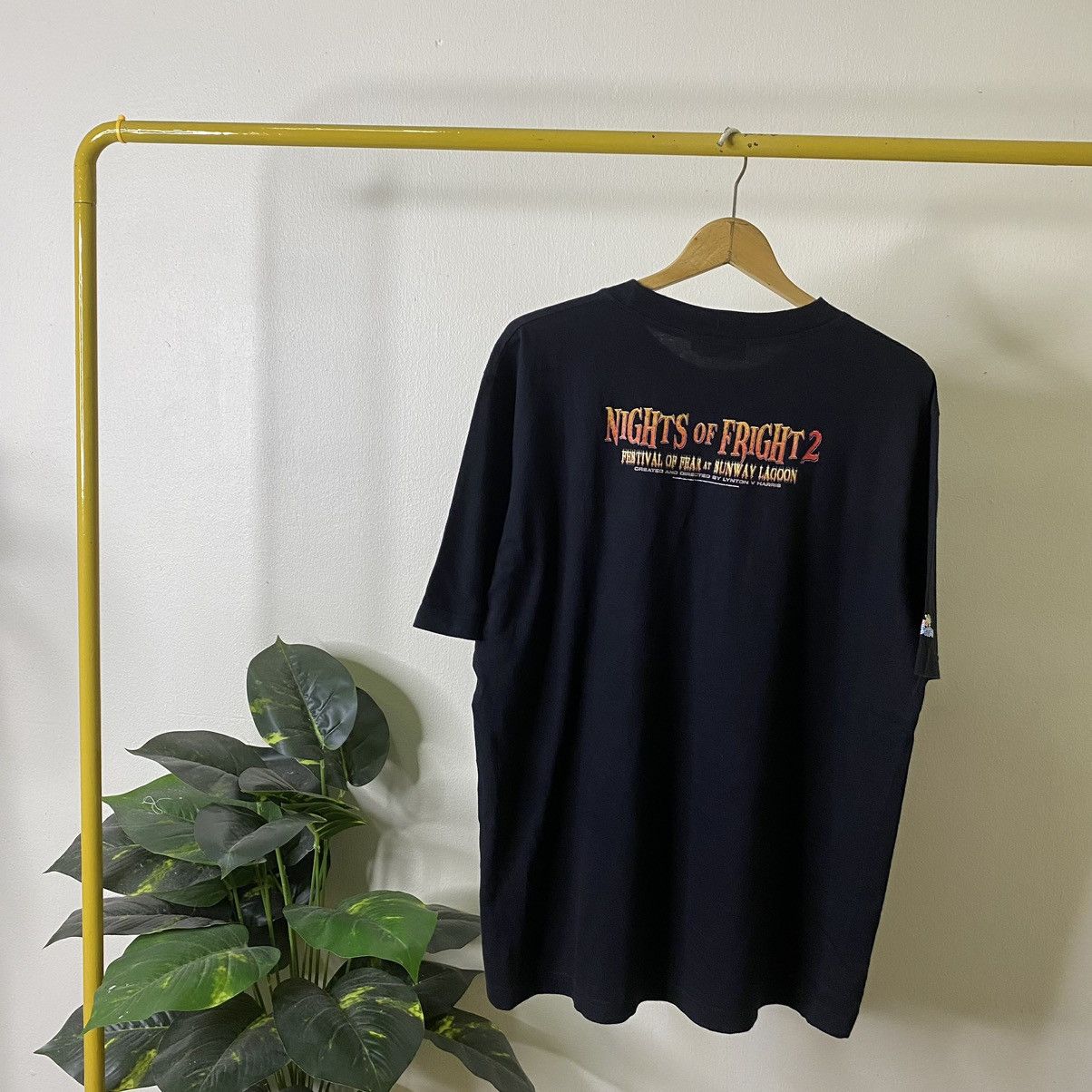 Expert Horror Y2K Nights Of Fright Fesitval Of Fear Horror Theme Park Tee Size US L / EU 52-54 / 3 - 5 Thumbnail