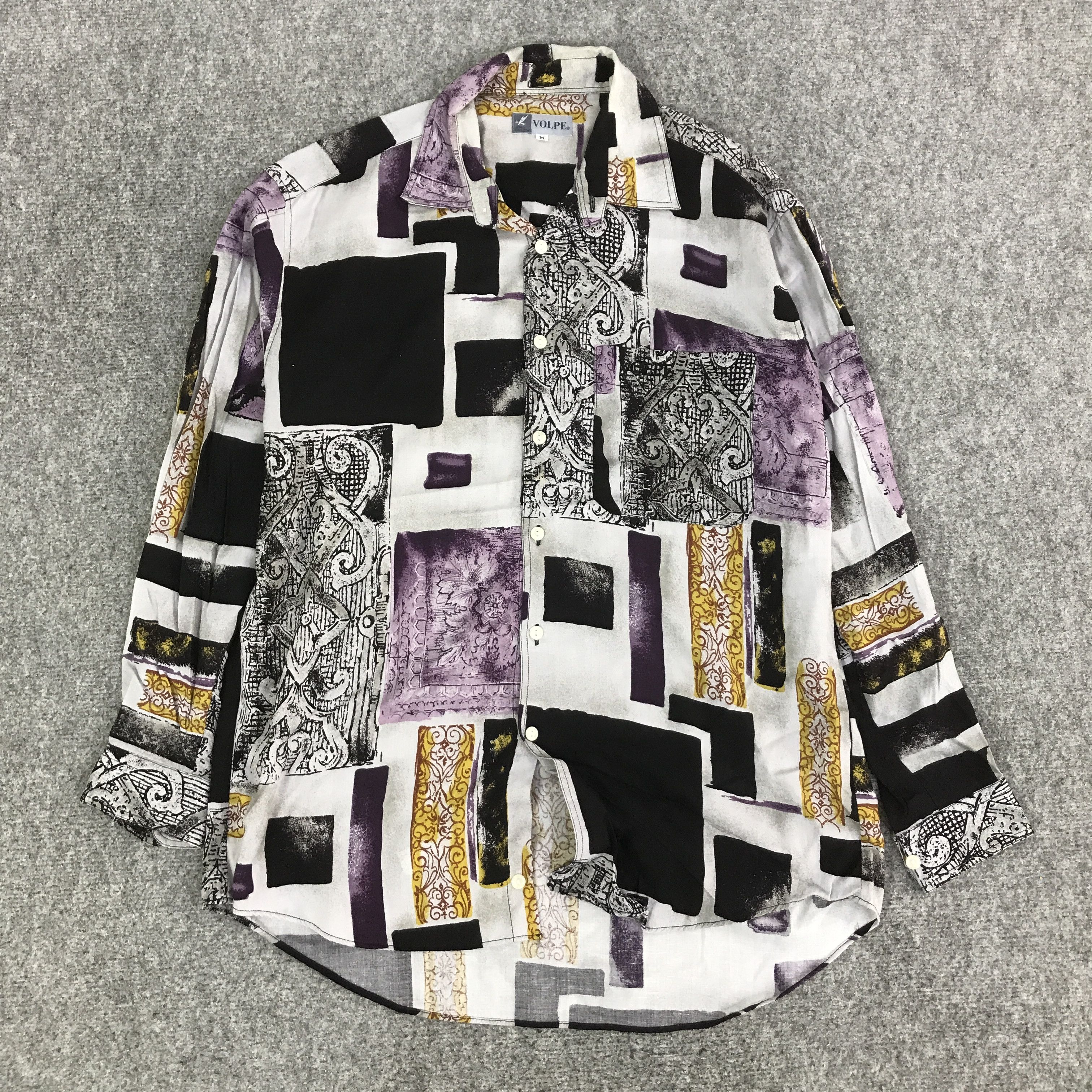 Japanese Brand JAPAN VOLPE LONG SLEEVE BUTTON SHIRT K93B45 Size US L / EU 52-54 / 3 - 1 Thumbnail