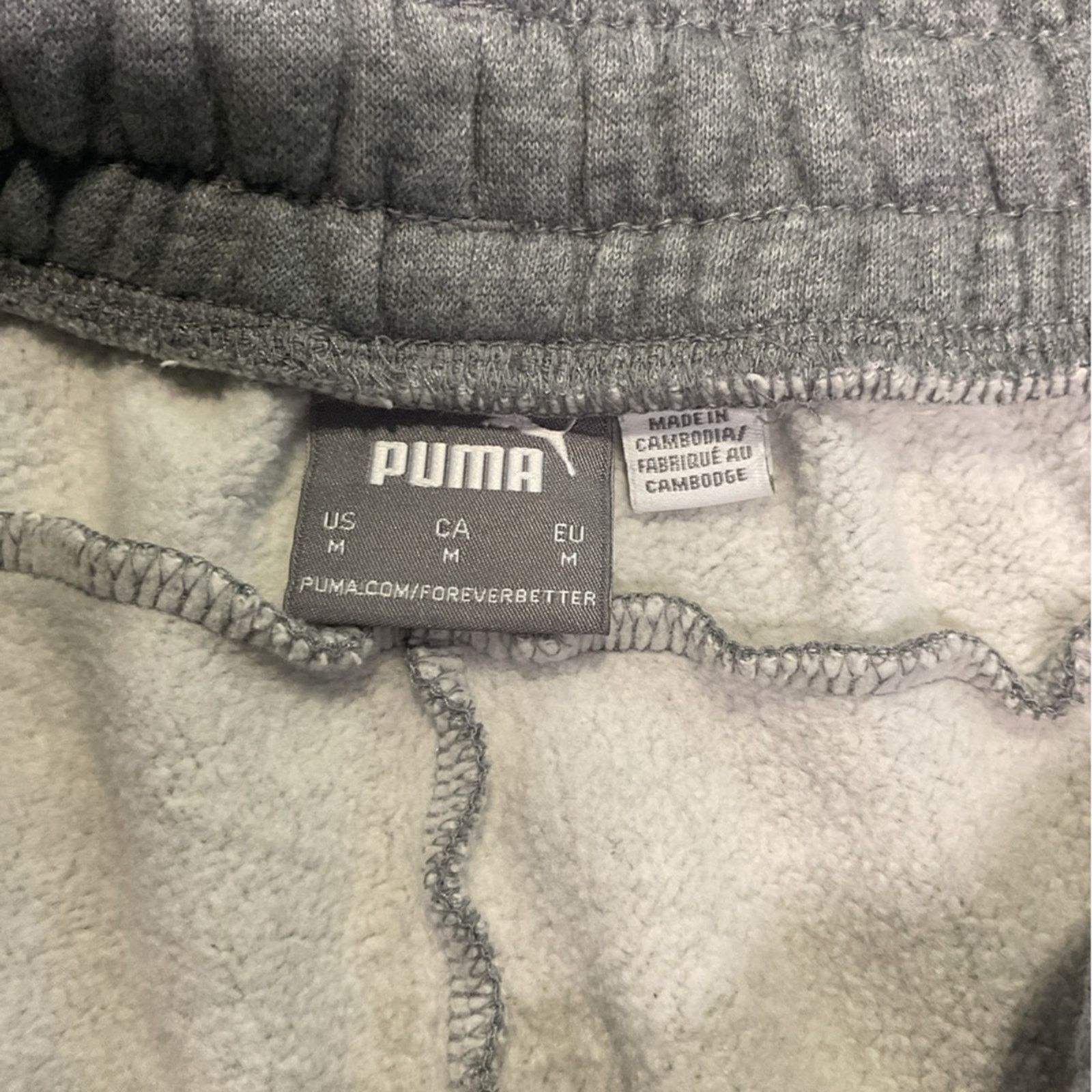 Puma Puma Tapered Fleece Sweatpants Size US 30 / EU 46 - 3 Thumbnail