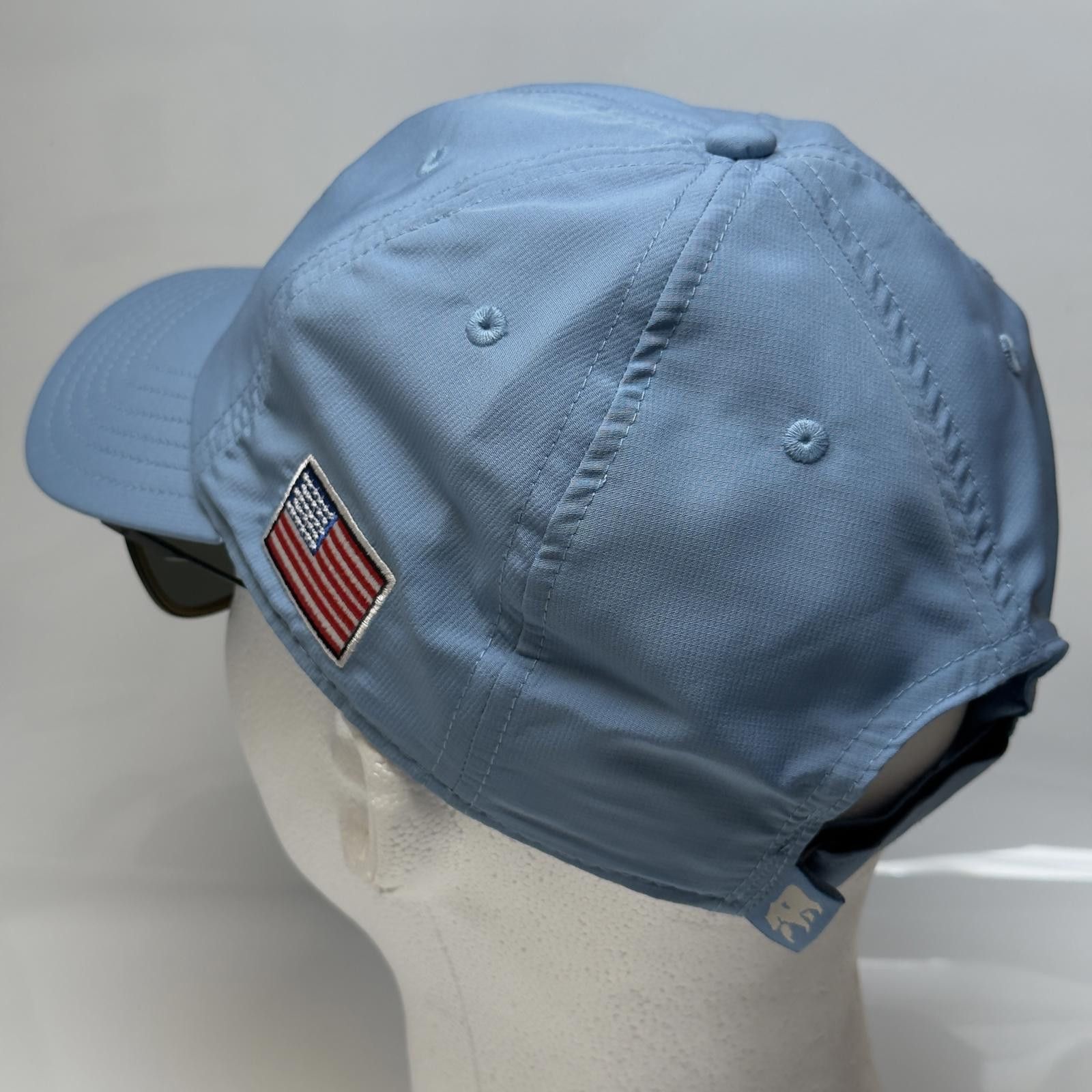 Designer Normal Brand Patriotic Performance Cap Blue USA Flag Bear Size ONE SIZE - 3 Thumbnail