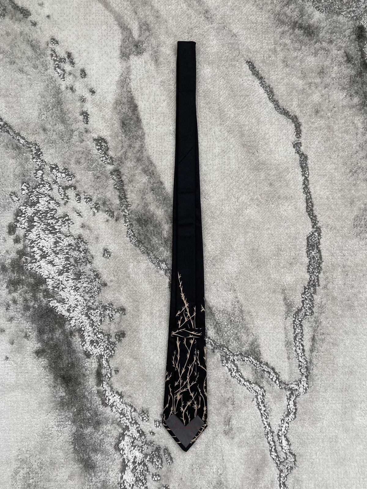 Alexander McQueen S/S 1996 “The Hunger” Silk Thorn Necktie Size ONE SIZE - 4 Thumbnail
